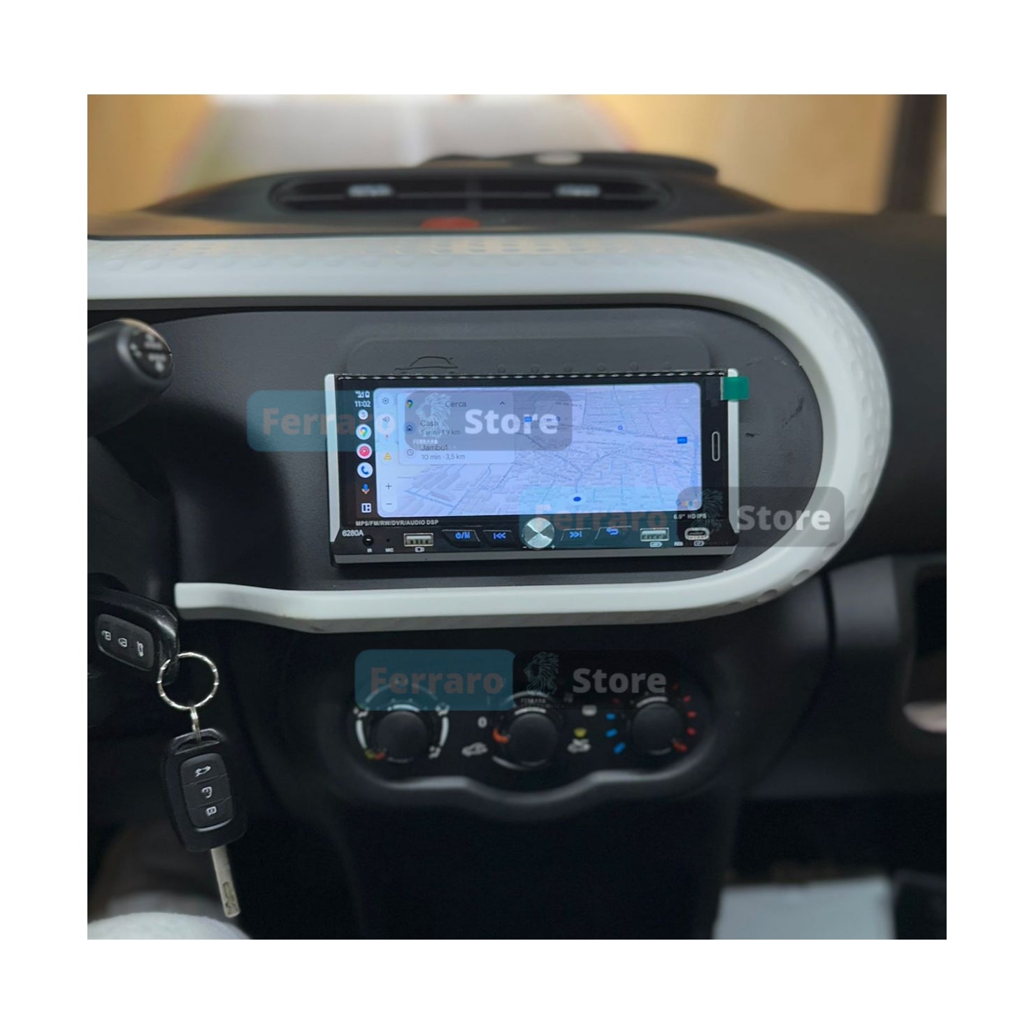 Autoradio per Renault Twingo III 6.9" | 2014-2018 | Android | Bluetooth | CarPlay | Android Auto | 2/32GB Ram