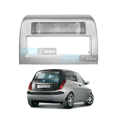 Mascherina 1DIN con Cassetto, per Lancia Y dal 2003>