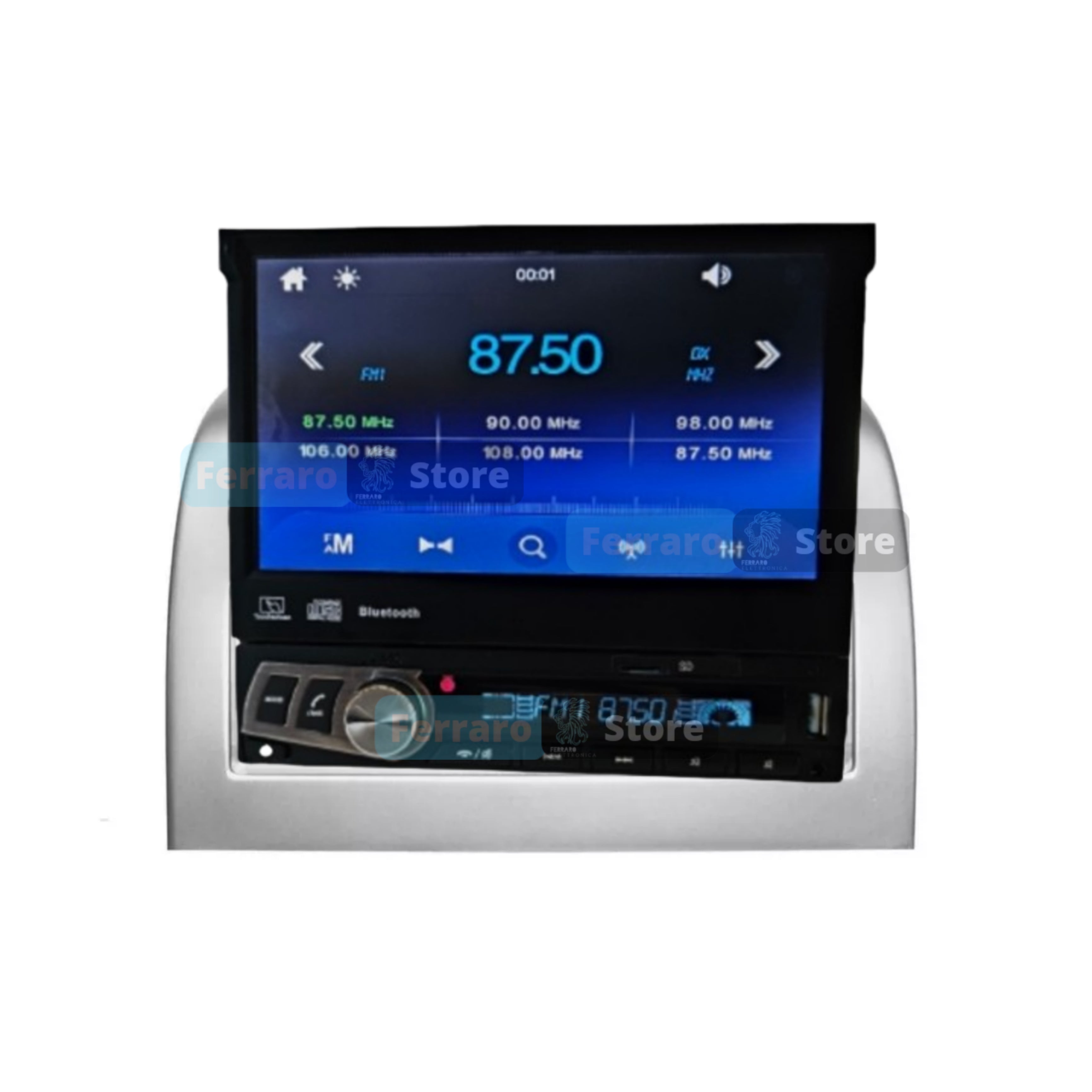 Autoradio per Lancia Y 7" | Dal 2003 | Bluetooth | Radio | Motorizzato | Mirror Link