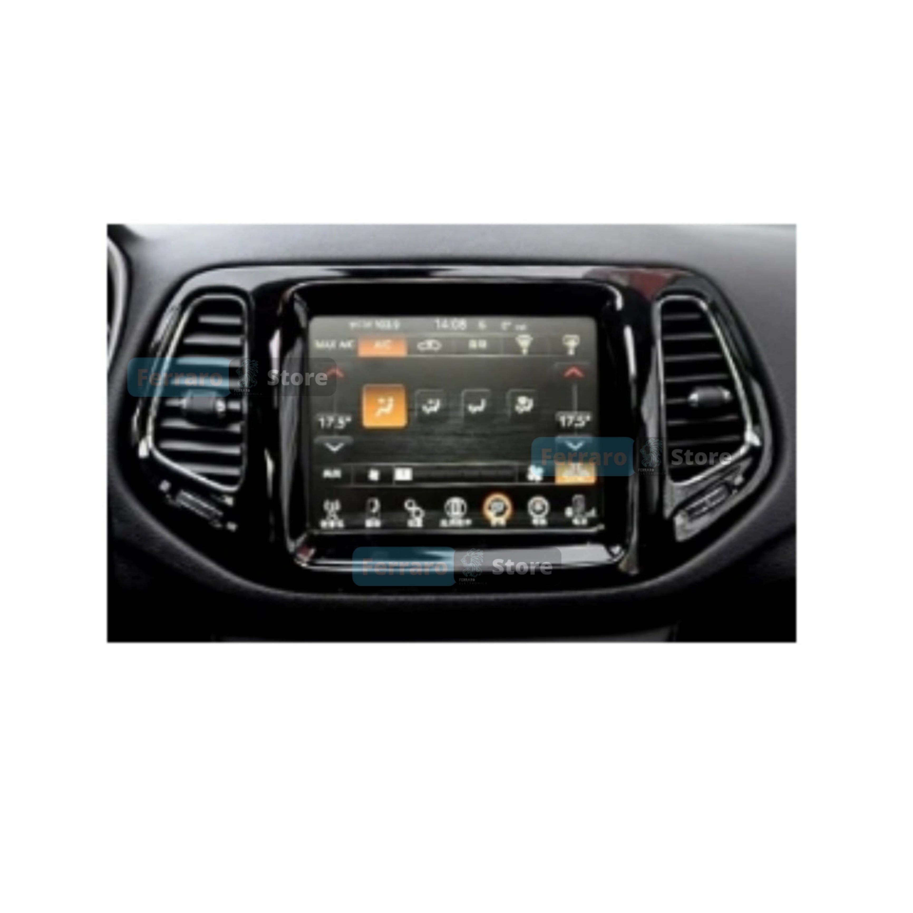 Autoradio per Jeep Compass 10" | Dal 2017> | Android | Bluetooth | CarPlay | Android Auto | 4/64GB Ram