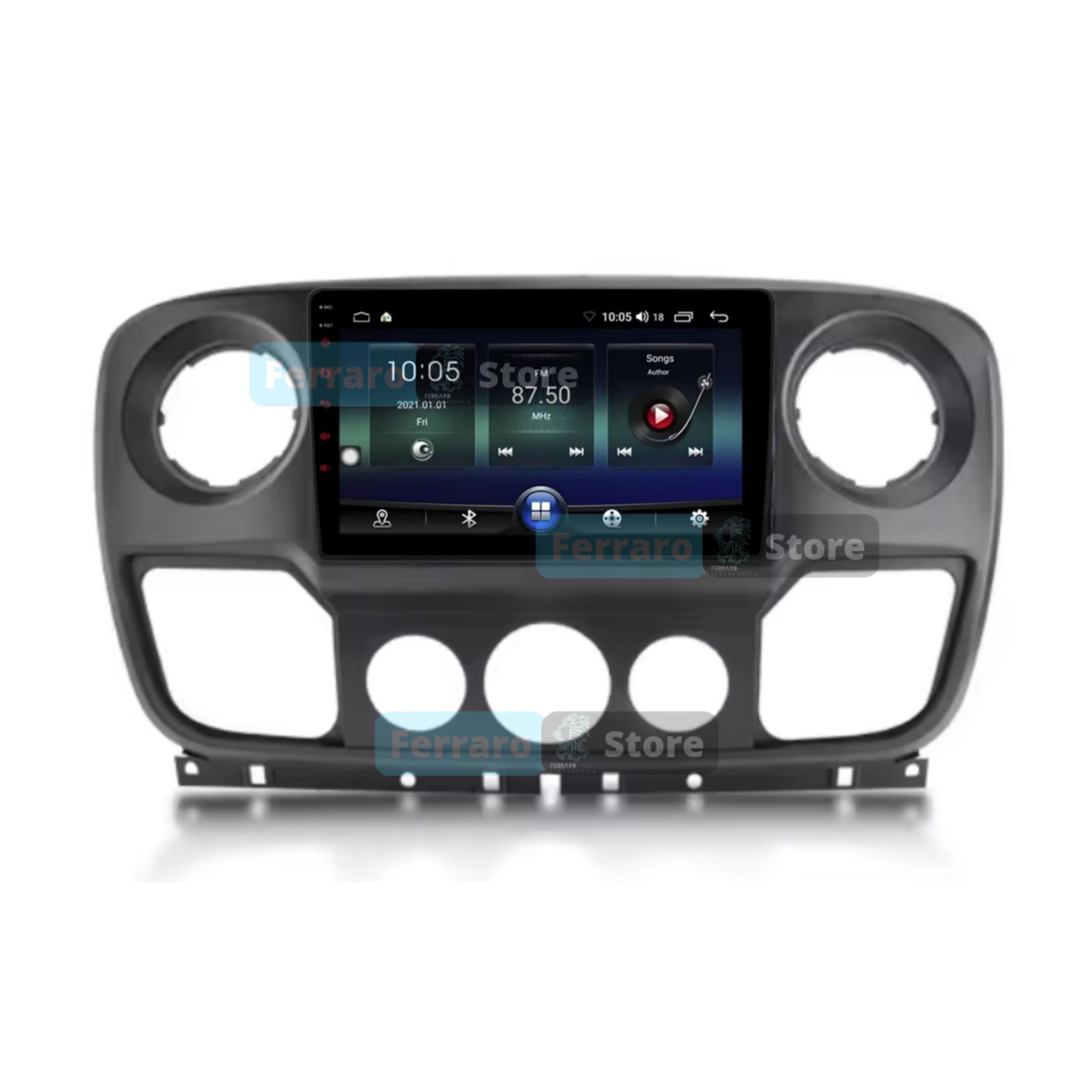 Autoradio per Renault Master | Nissan NV400 | Opel Movano 9" | 2010-2021 | Android | Bluetooth | CarPlay | Android Auto | 2GB/4GB/6GB/8GB Ram