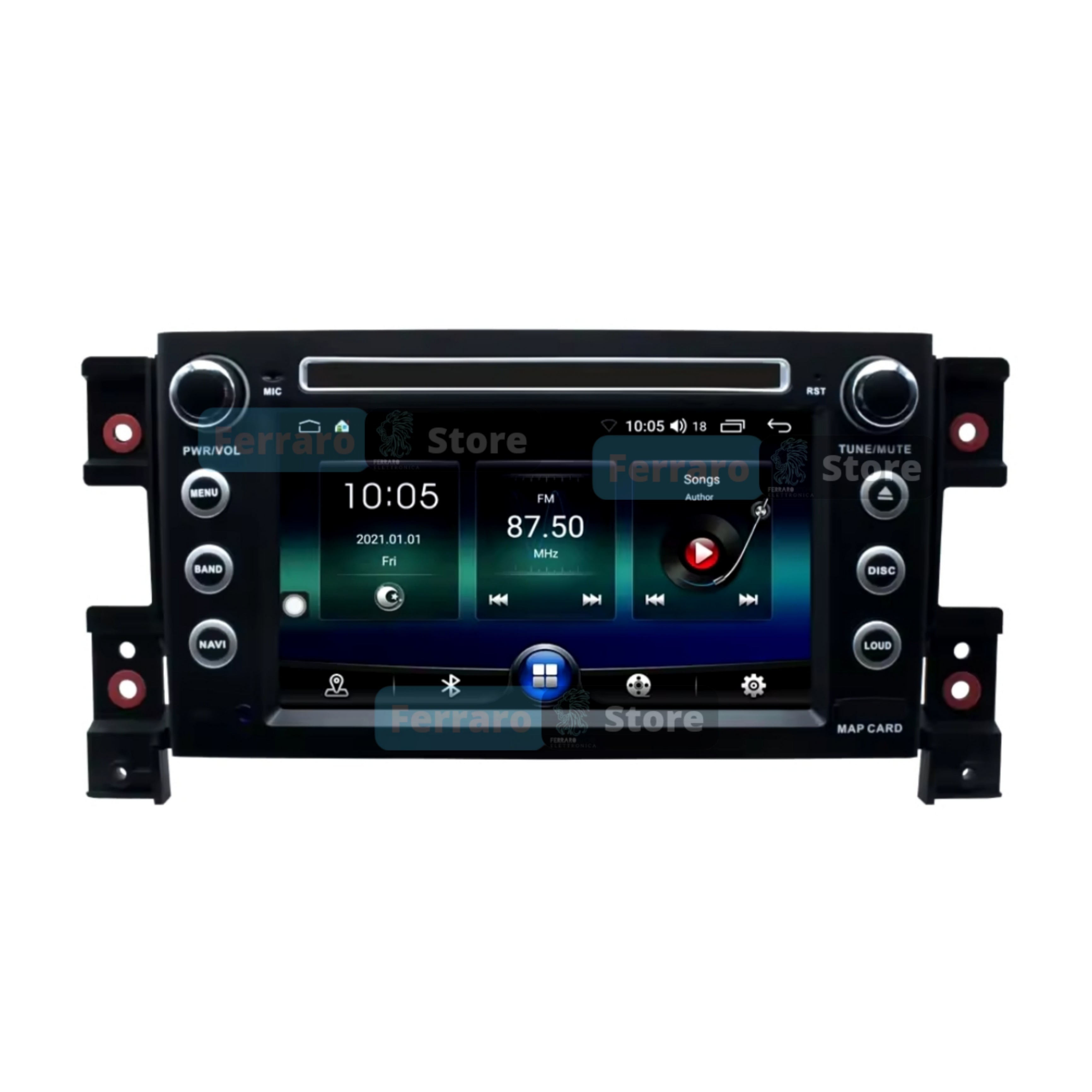 Autoradio per Suzuki Gran Vitara 7" | 2005-2017 | Android | Bluetooth | CarPlay | Android Auto | 4GB/8GB Ram