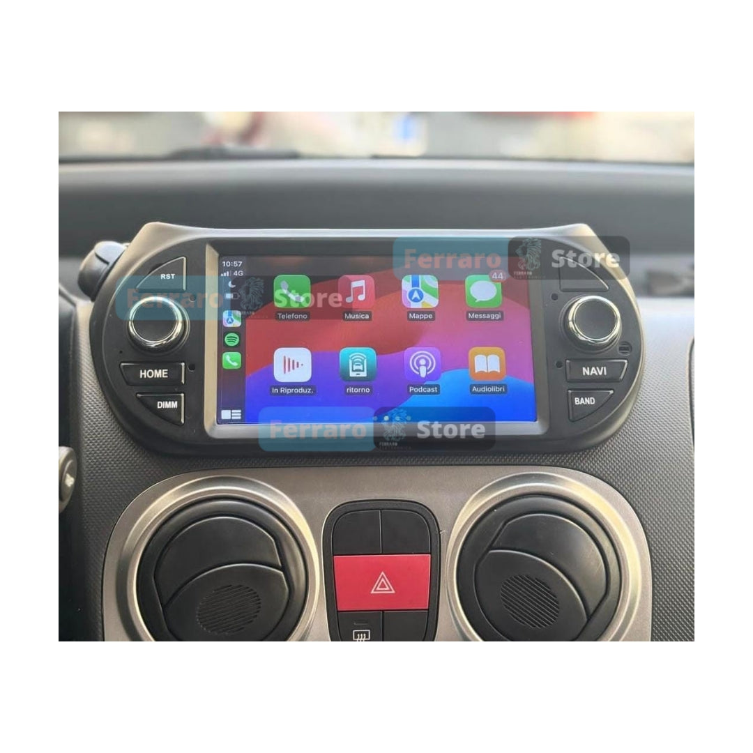 Autoradio per Fiat Qubo 7" | Citroen Nemo | Peugeot Bipper | 2008 - 2017 | Android | Bluetooth | CarPlay | Android Auto | 4GB/8GB Ram