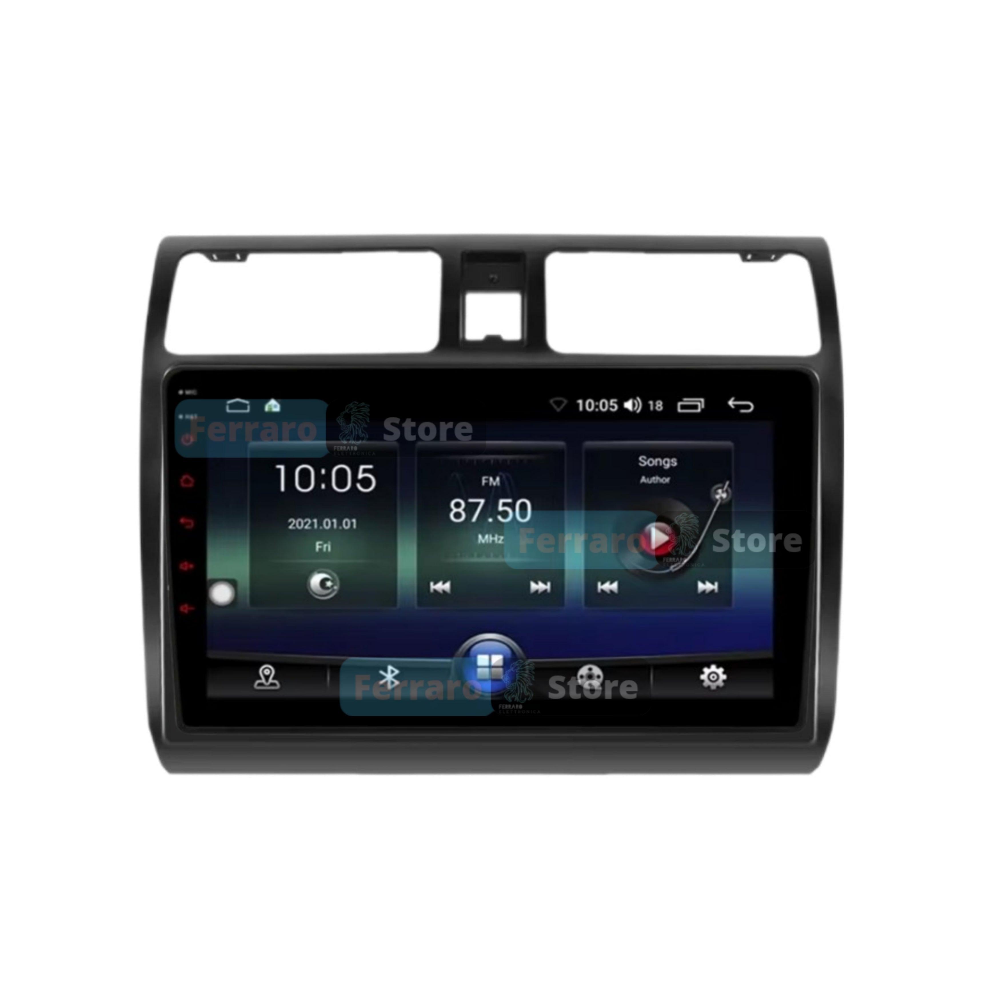 Autoradio Suzuki Swift 10.1" | 2003-2010 | Android | Bluetooth | CarPlay | Android Auto | 2GB/4GB/8GB Ram