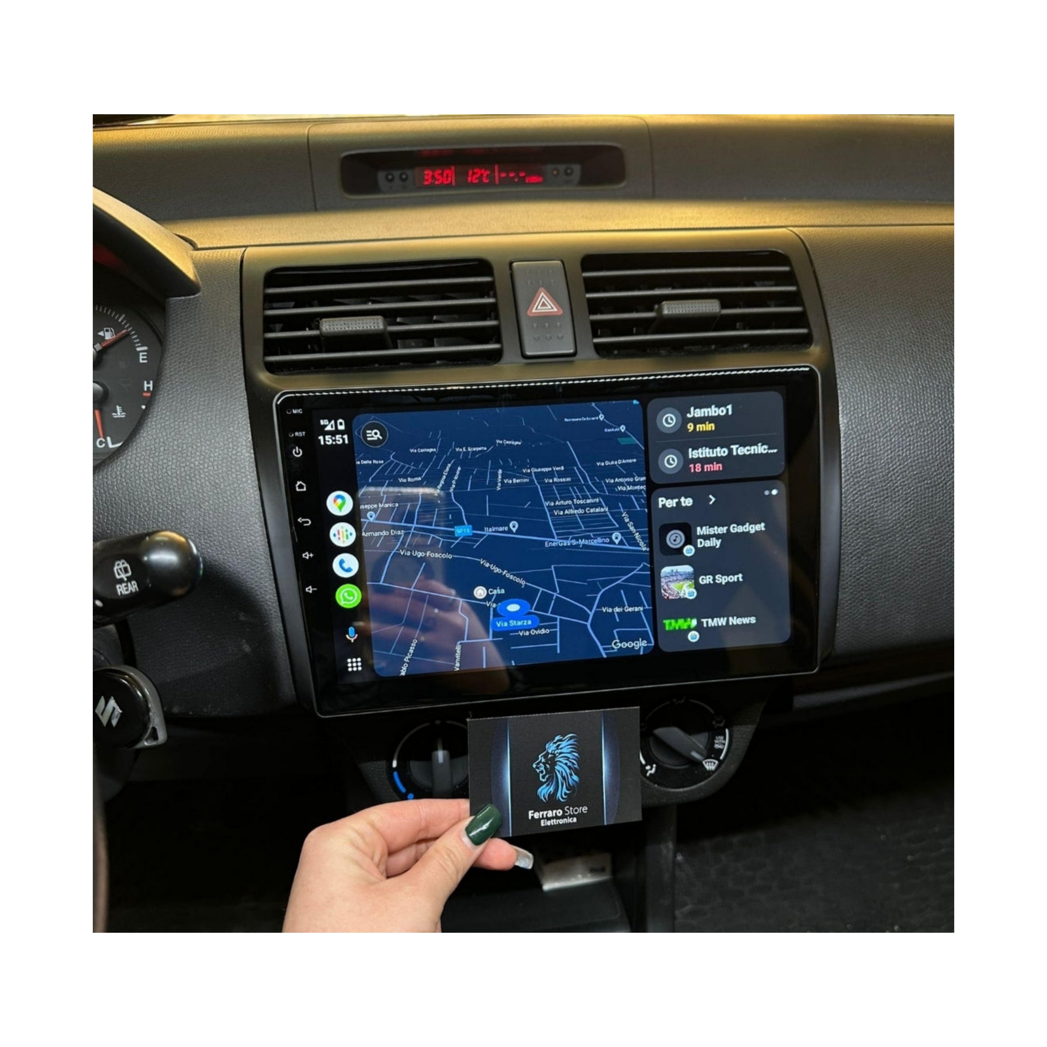 Autoradio Suzuki Swift 10.1" | 2003-2010 | Android | Bluetooth | CarPlay | Android Auto | 2GB/4GB Ram