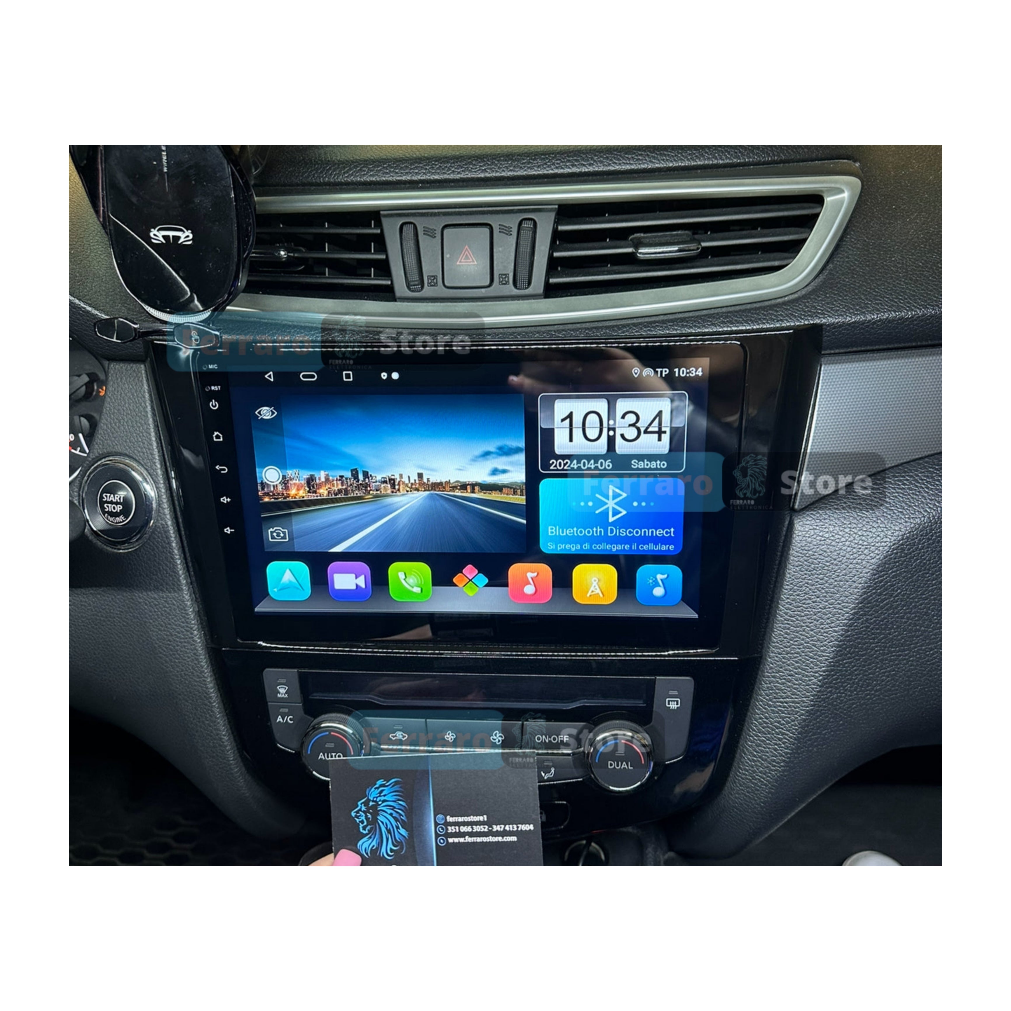 Autoradio per Nissan Qashqai J11 | x-Trail 3 T32 10.1" | 2013-2017 | Android | Bluetooth | CarPlay | Android Auto | 2GB/4GB Ram