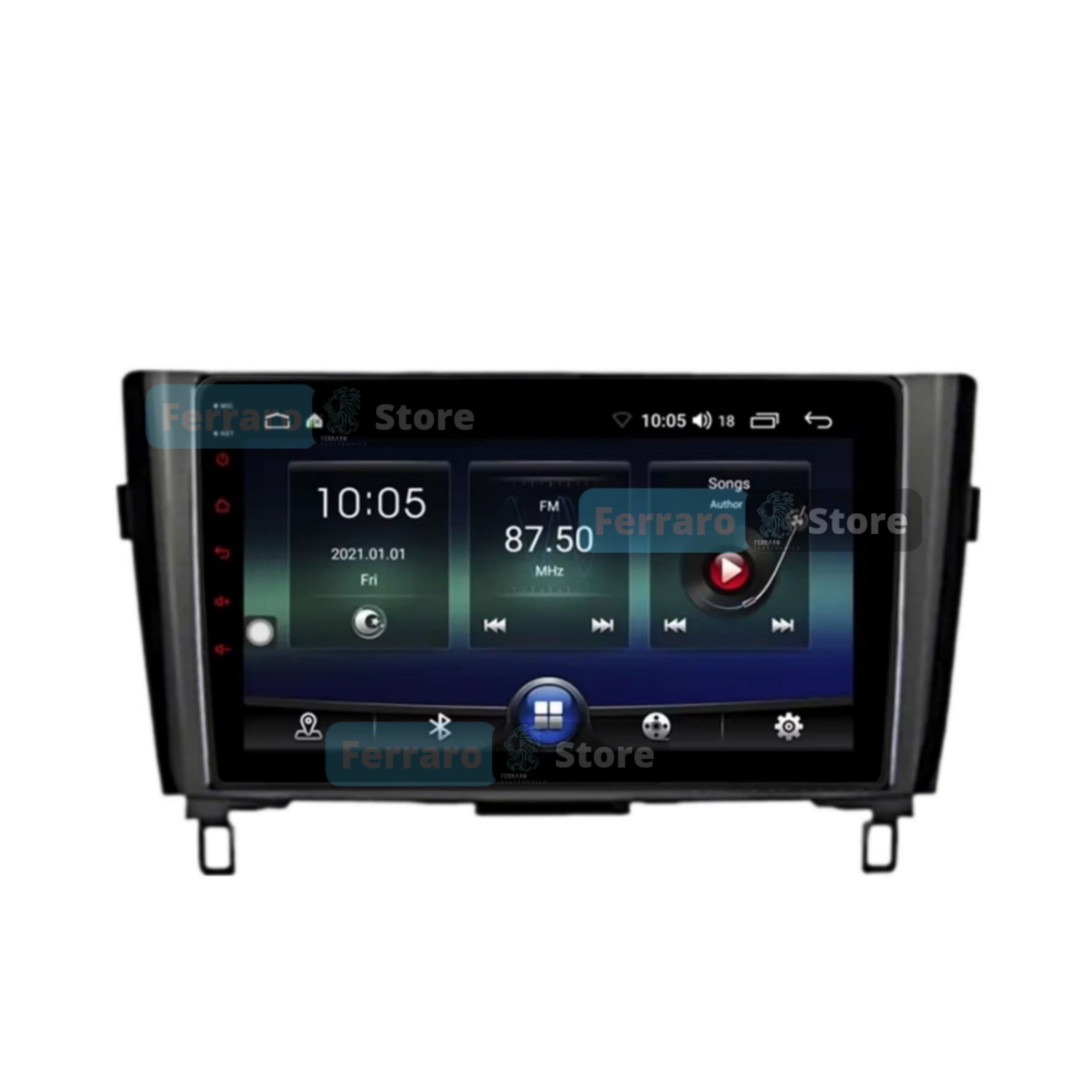 Autoradio per Nissan Qashqai J11 | x-Trail 3 T32 10.1" | 2013-2017 | Android | Bluetooth | CarPlay | Android Auto | 2GB/4GB Ram