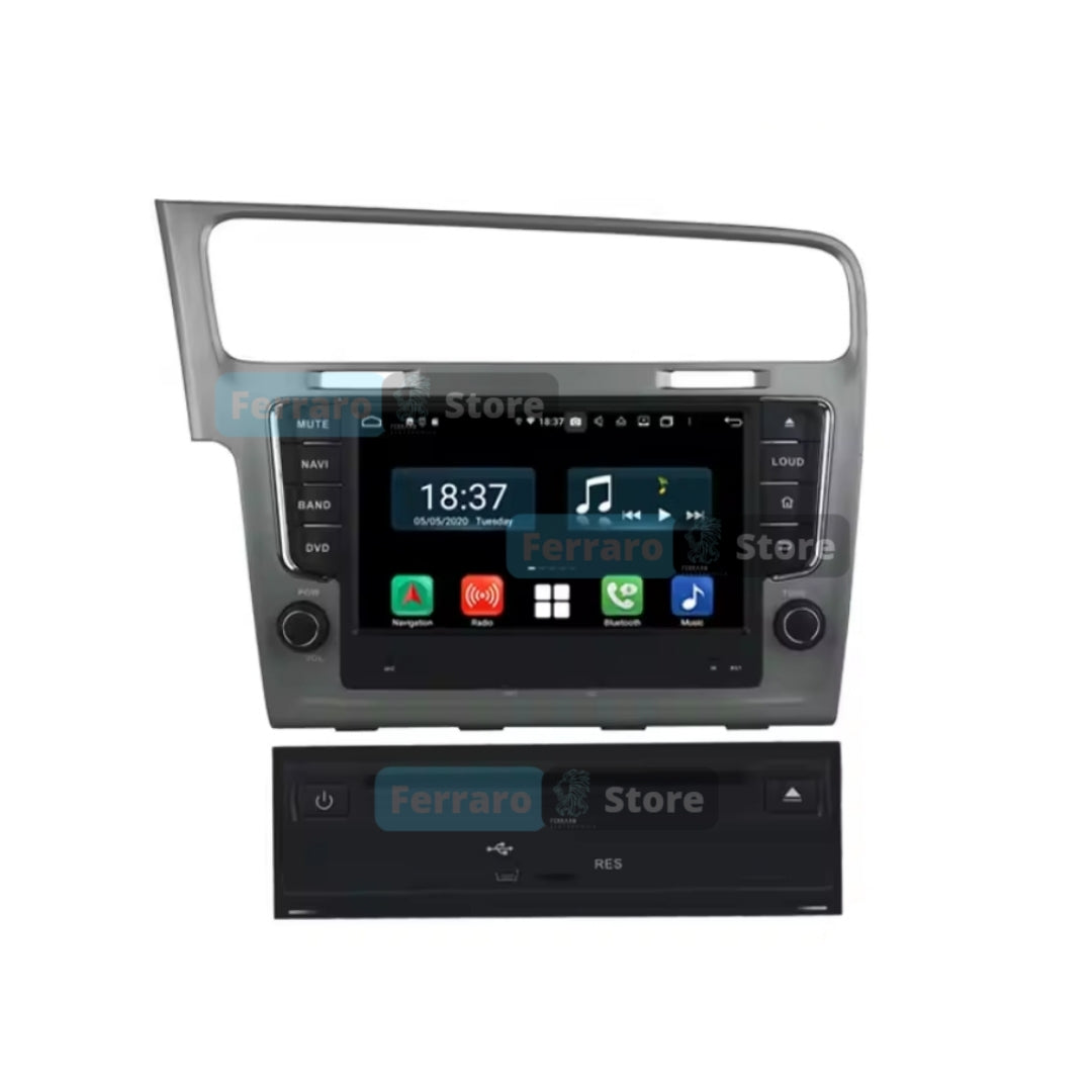 Autoradio per VW Golf 7 MK7  8" | 2012-2020 | Android | Bluetooth | CarPlay | Android Auto | 4GB/8GB Ram