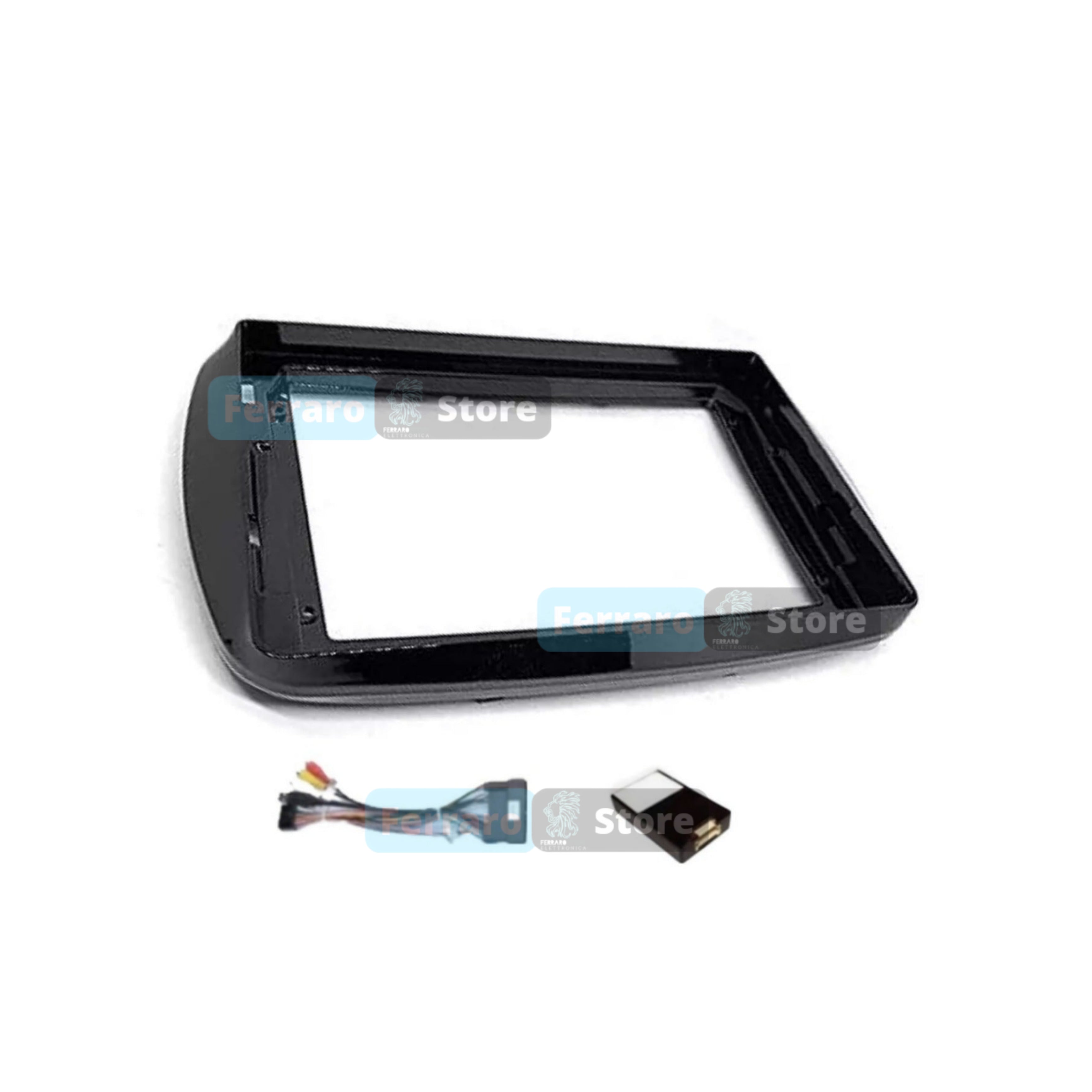 Kit Montaggio Autoradio 9"Pollici Smart 453 | 2014-2020 | Mascherina | Cablaggio per Autoradio Android