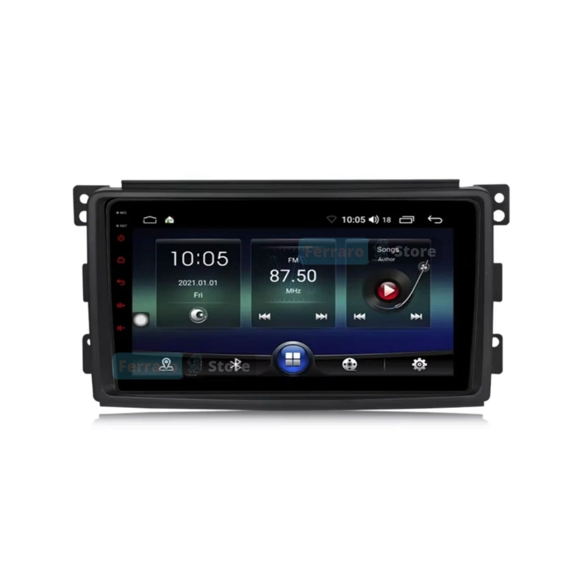 Autoradio per Smart 451 9" | 2002-2015 | Android | Bluetooth | CarPlay | Android Auto | 2GB/4GB/6GB/8GB Ram