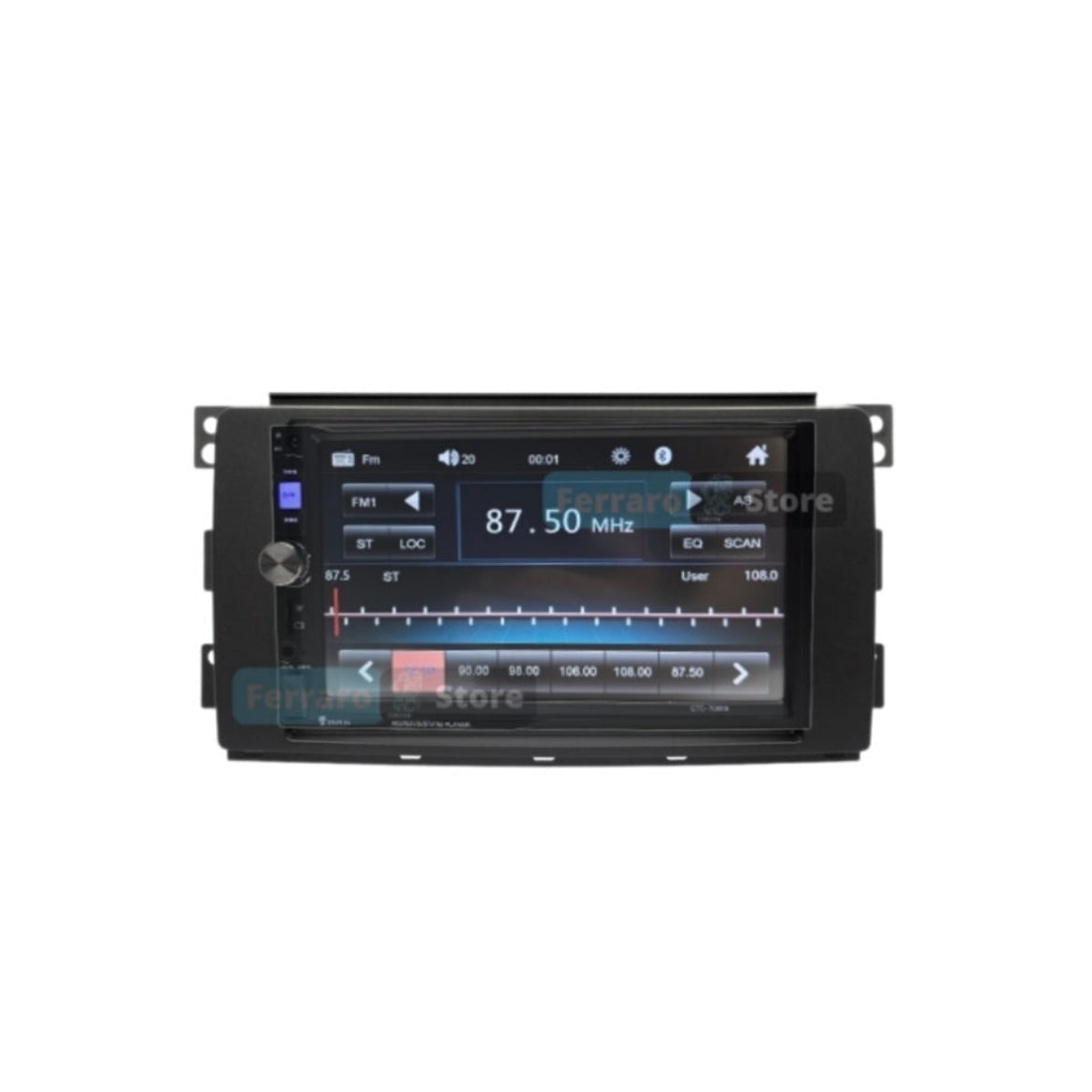 Autoradio per Smart 451 7" | 2002-2015 | Bluetooth | Radio | Mirror Link