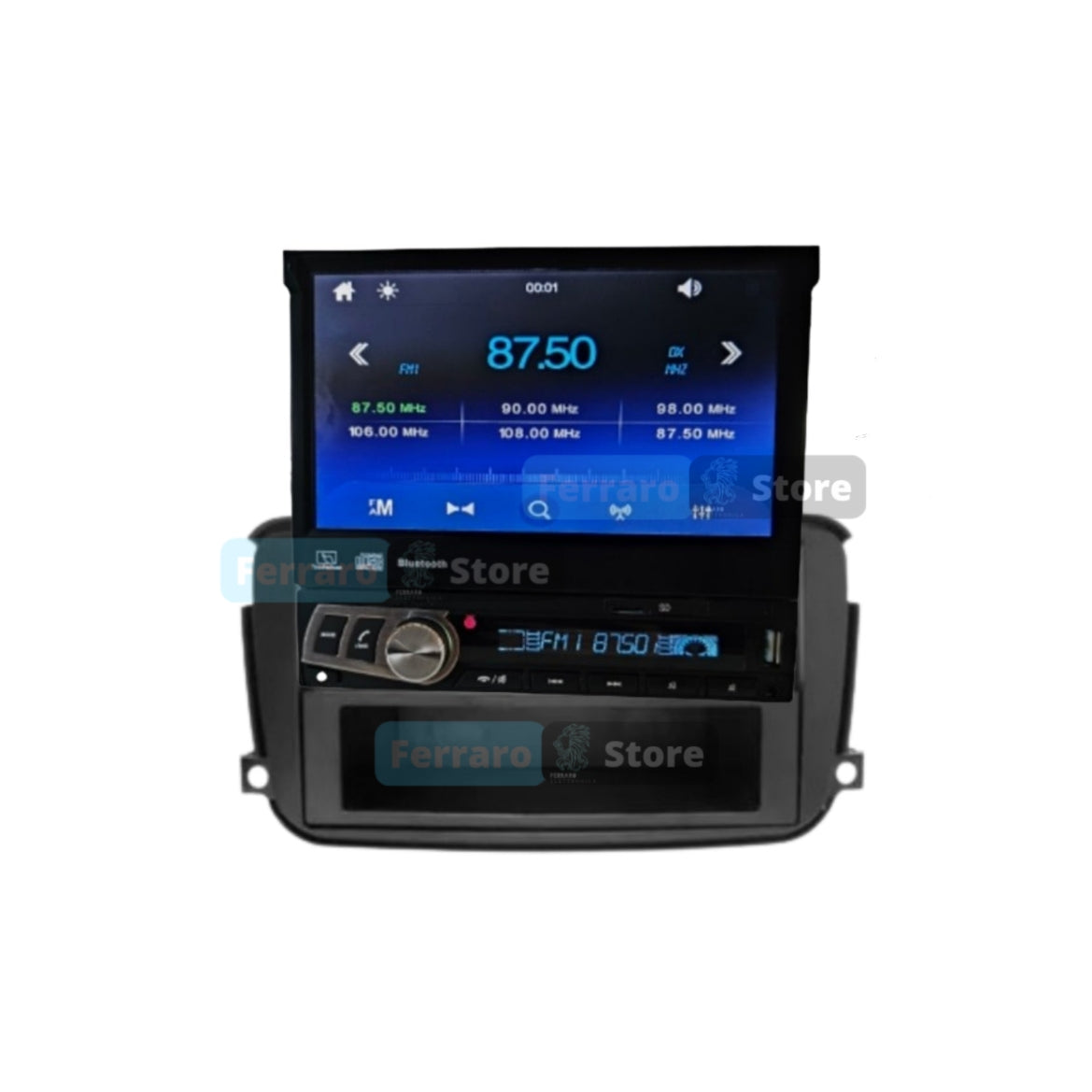 Autoradio per Smart 451 7" | 2002-2015 | Bluetooth | Motorizzato | USB | Mirror Link