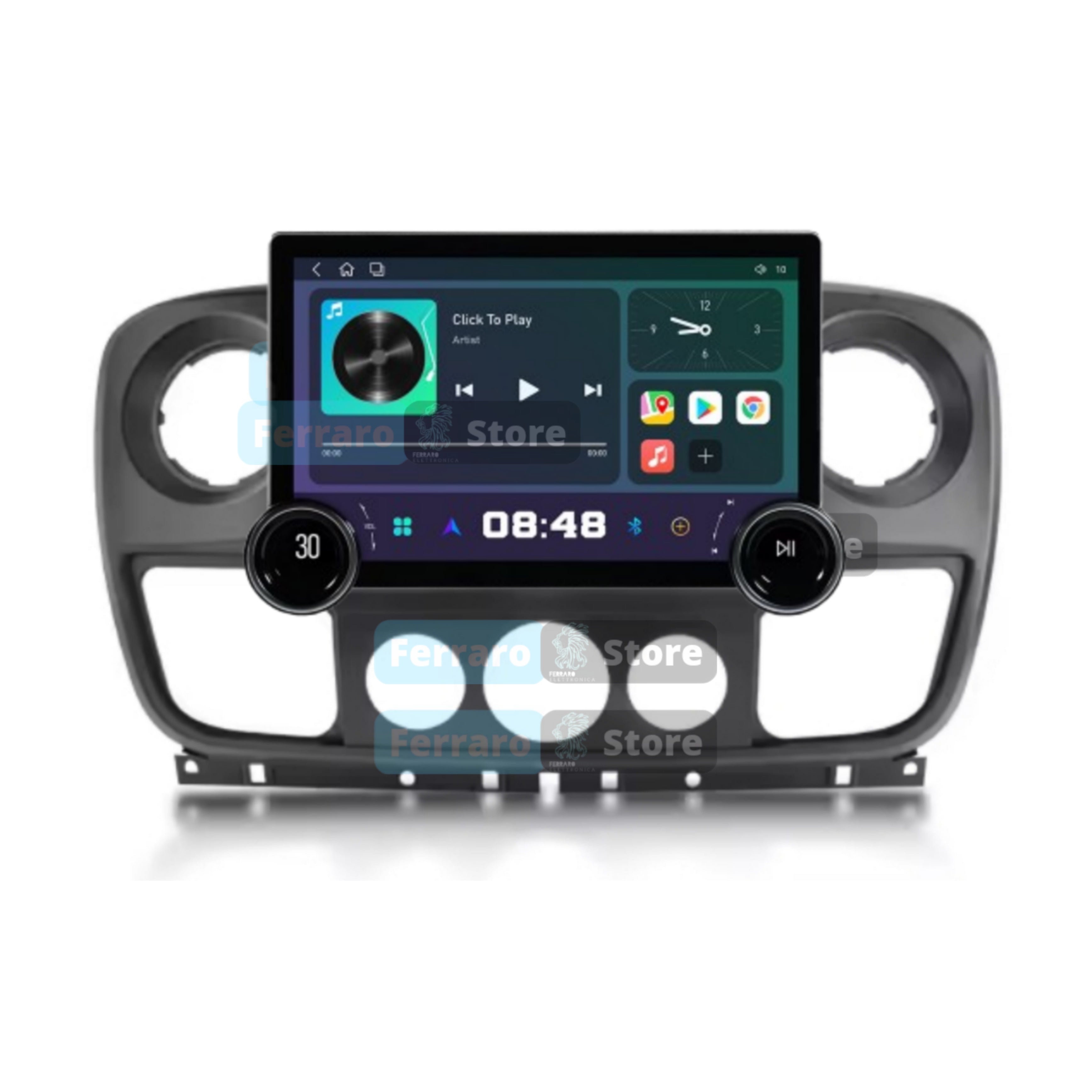 Autoradio per Renault Master | Nissan NV400 | Opel Movano 11.8" 2K | 2010-2021 | Android | Bluetooth | CarPlay | Android Auto | 4/64GB Ram