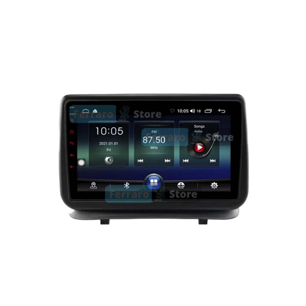 Autoradio per Renault Clio 3a Serie 9" | 2005-2014 | Android | Bluetooth | CarPlay | Android Auto | 2GB/4GB/6GB/8GB Ram