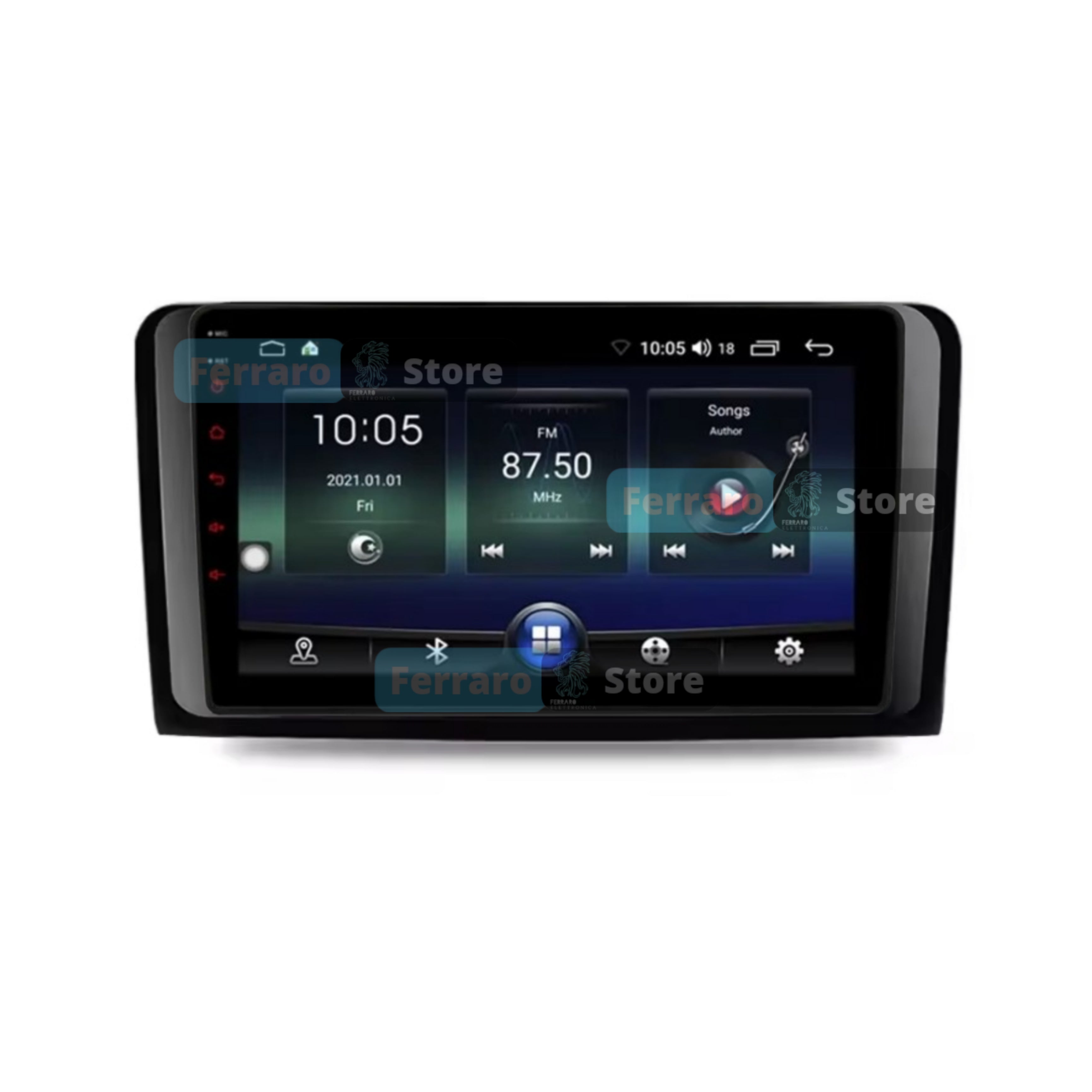 Autoradio per Mercedes ML | GL w164 |  9" | 2005-2012 | Android | Bluetooth | CarPlay | Android Auto | 2GB/4GB/6GB/8GB Ram