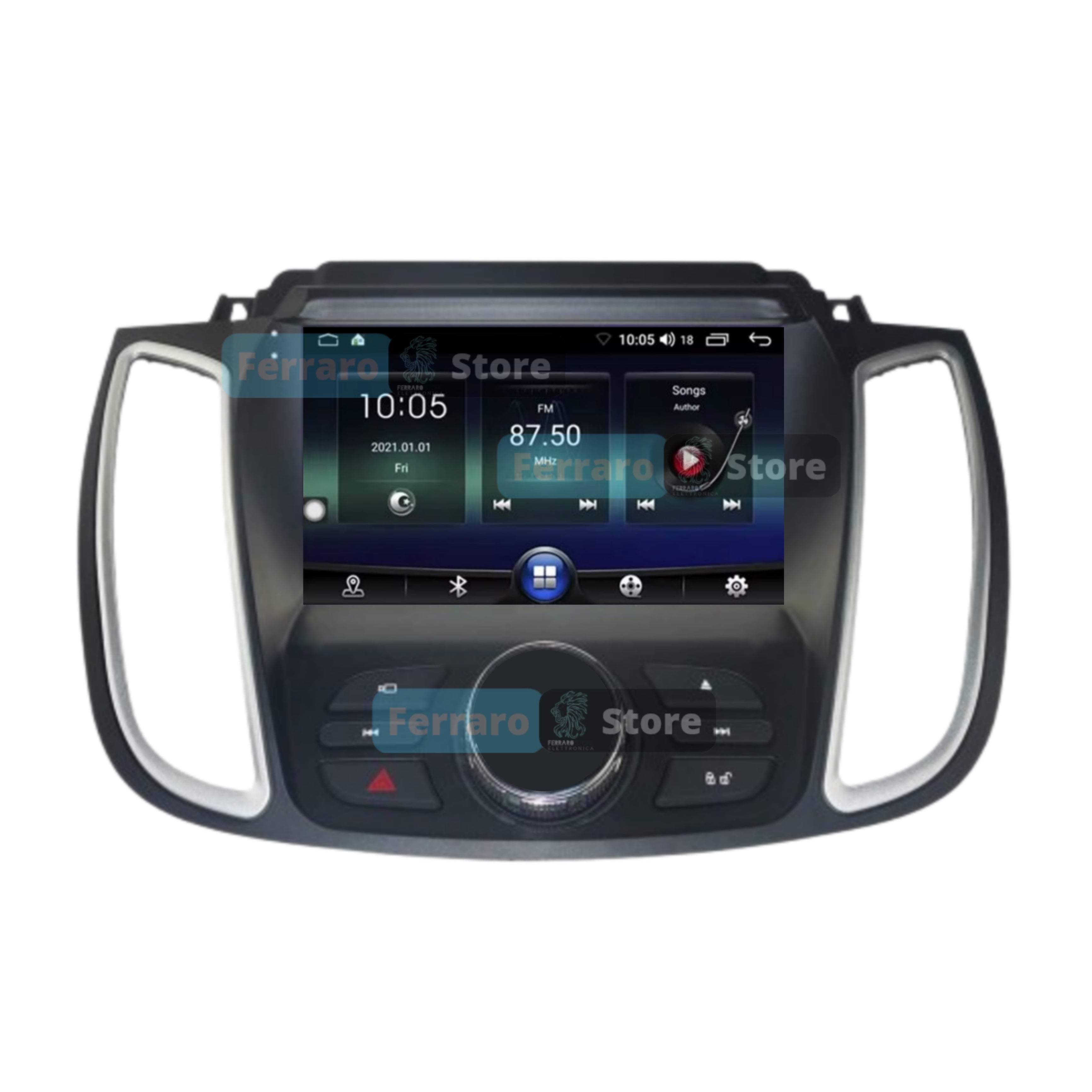 Autoradio per Ford Kuga | C-Max | Escape 9" | 2013-2018 | Android | Bluetooth | CarPlay | Android Auto | 2GB/4GB/6GB/8GB Ram