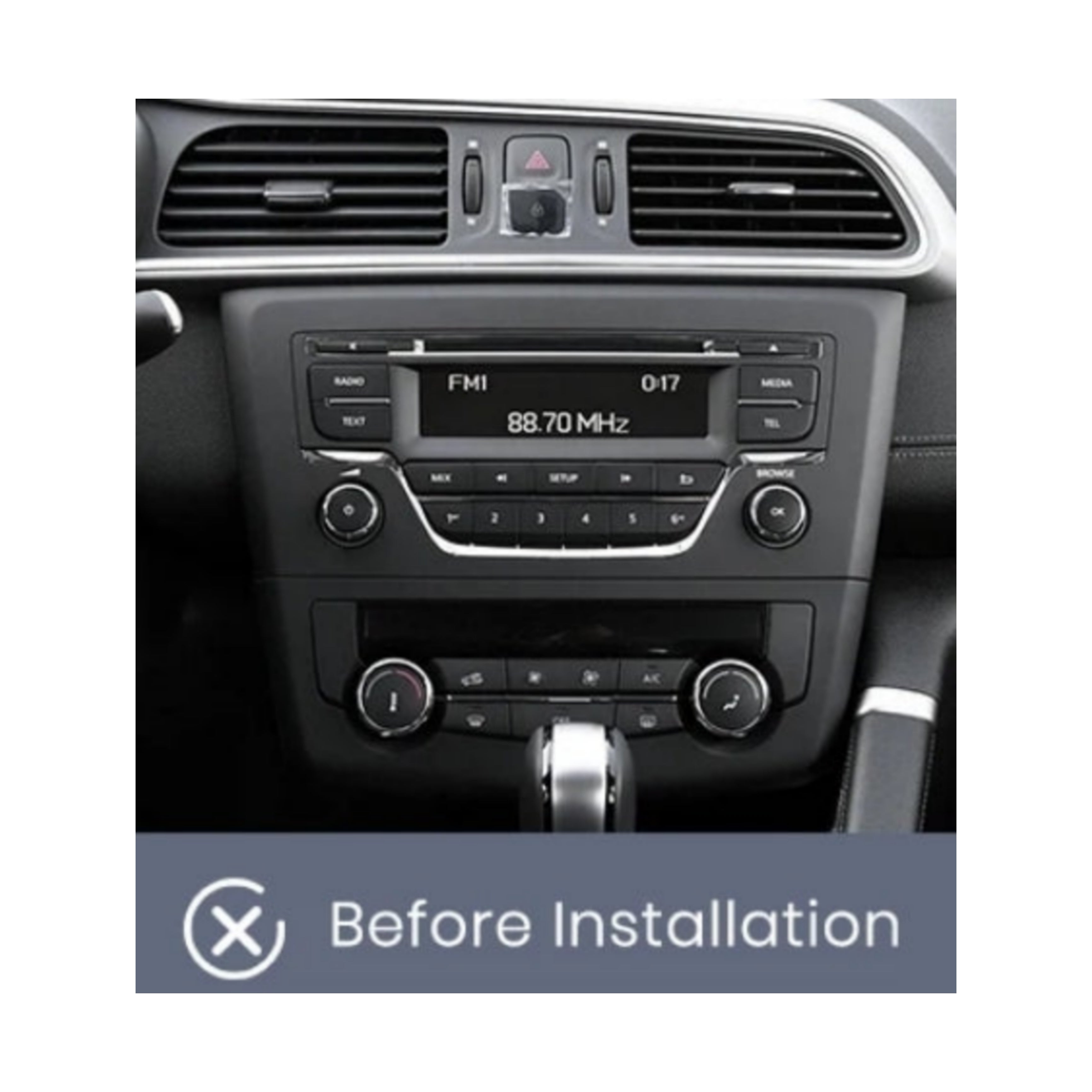 Kit Montaggio Autoradio 9"Pollici Renault Kadjar [2015-2019] - Mascherina, Cablaggio Autoradio Android