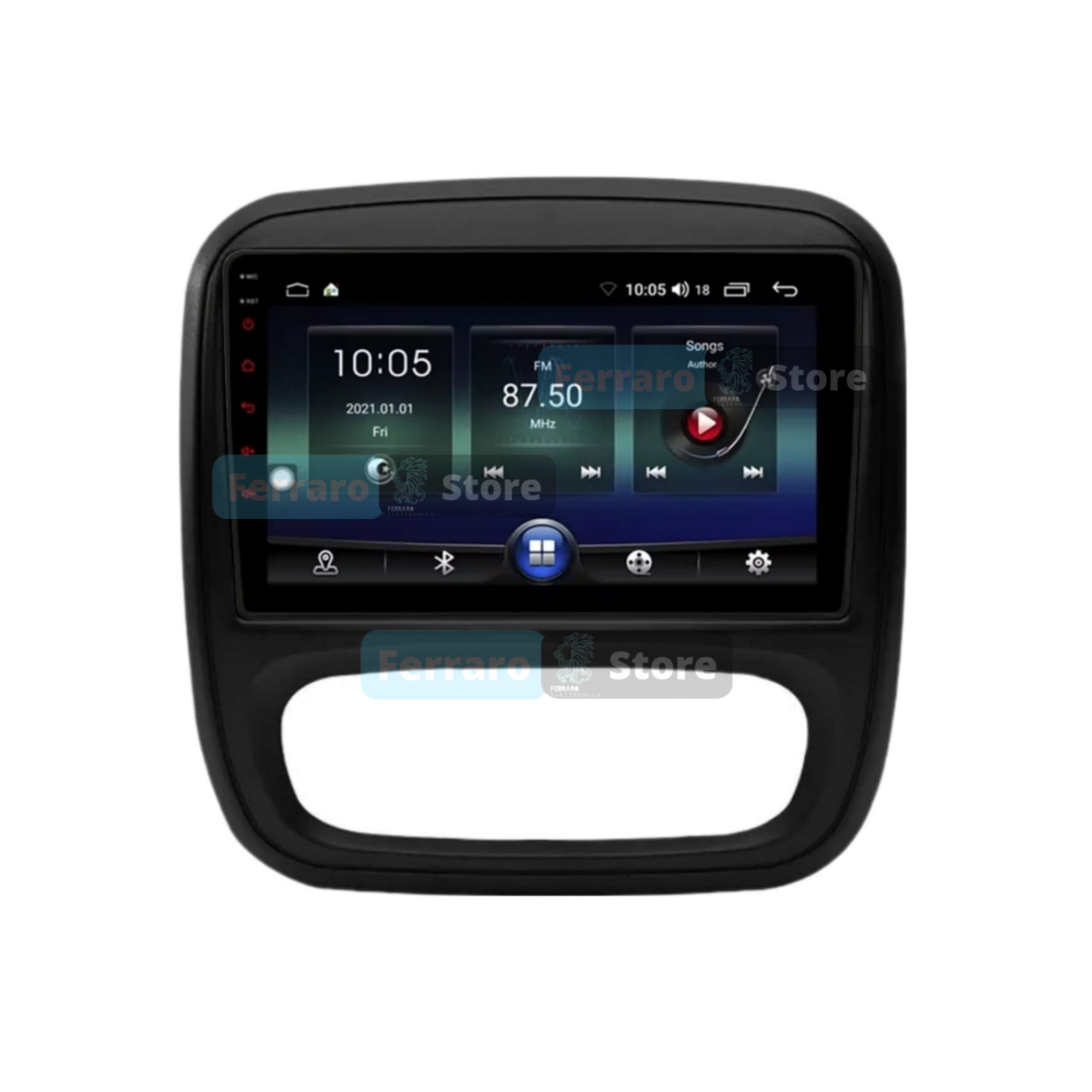 Autoradio per Renault Trafic 3 | NV300 | Talento | Vivaro | Express 9" | 2015-2019 | Android | Bluetooth | CarPlay | Android Auto | 2GB/4GB/6GB/8GB Ram