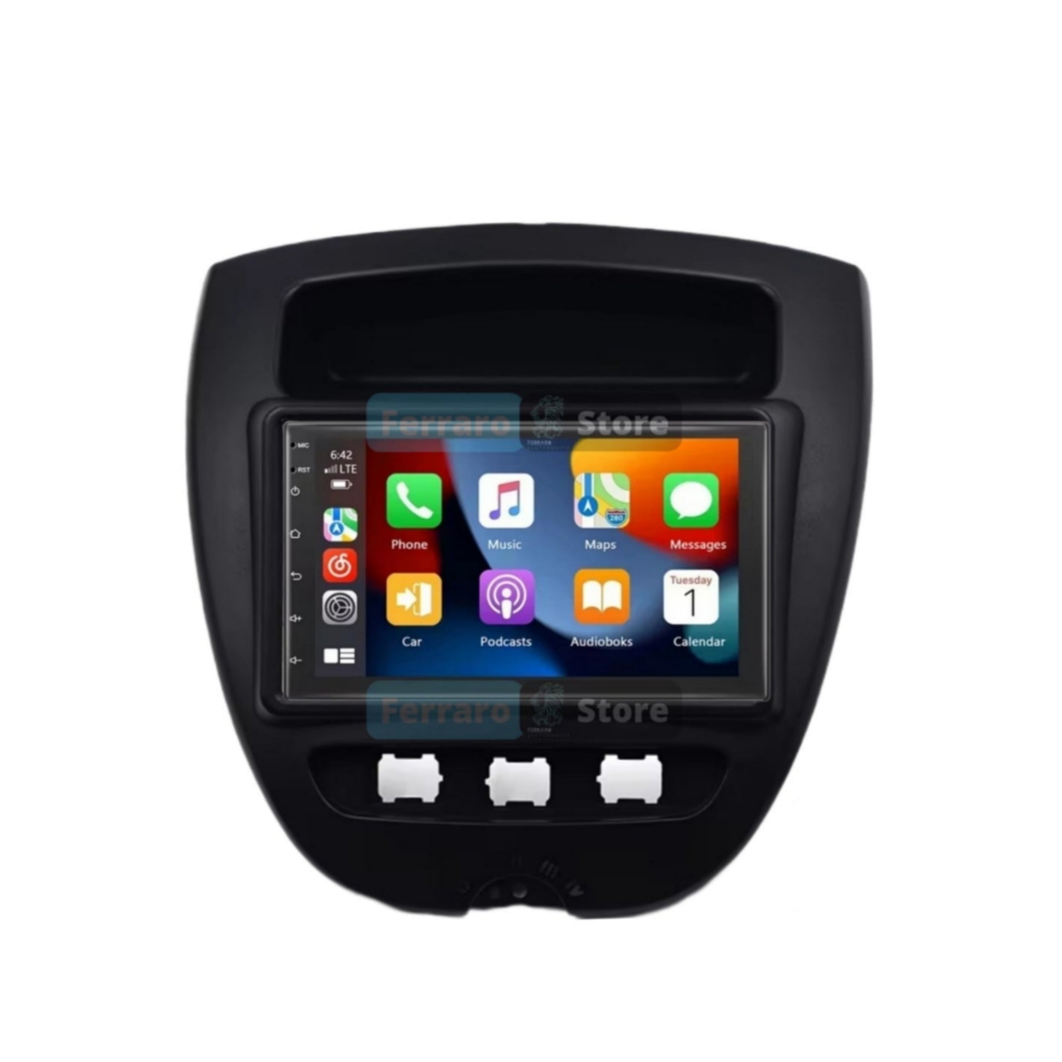 Autoradio per Citroen C1 | Toyota Aygo | Peugeot 107 | 7" |  2005-2014 | Android | Bluetooth | CarPlay | Android Auto | 2GB/4GB/6GB Ram