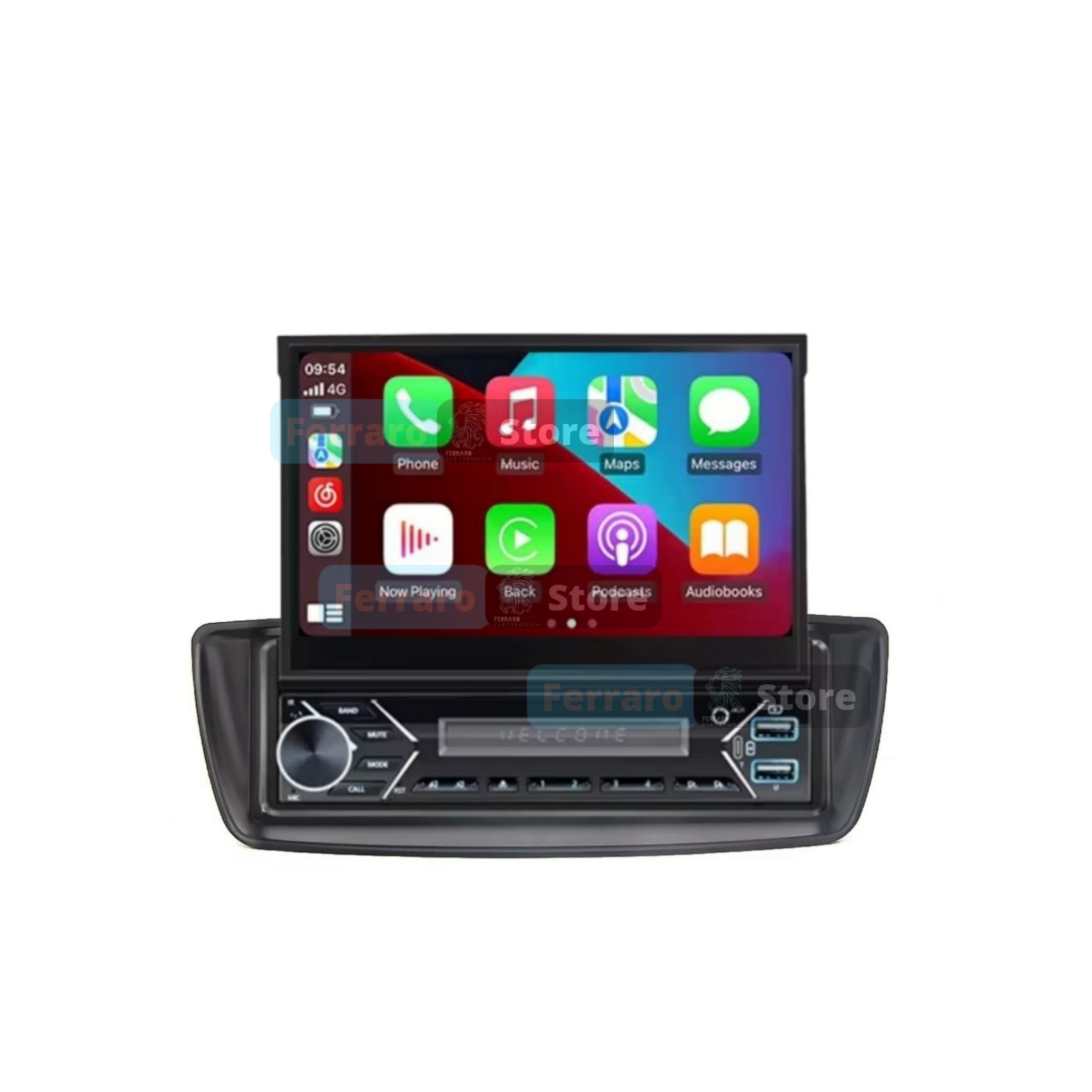 Autoradio per Citroen C1 7" | Toyota Aygo | Peugeot 107 | 2005-2014 | Android | Motorizzato | Bluetooth | CarPlay | Android Auto | 1GB/2GB