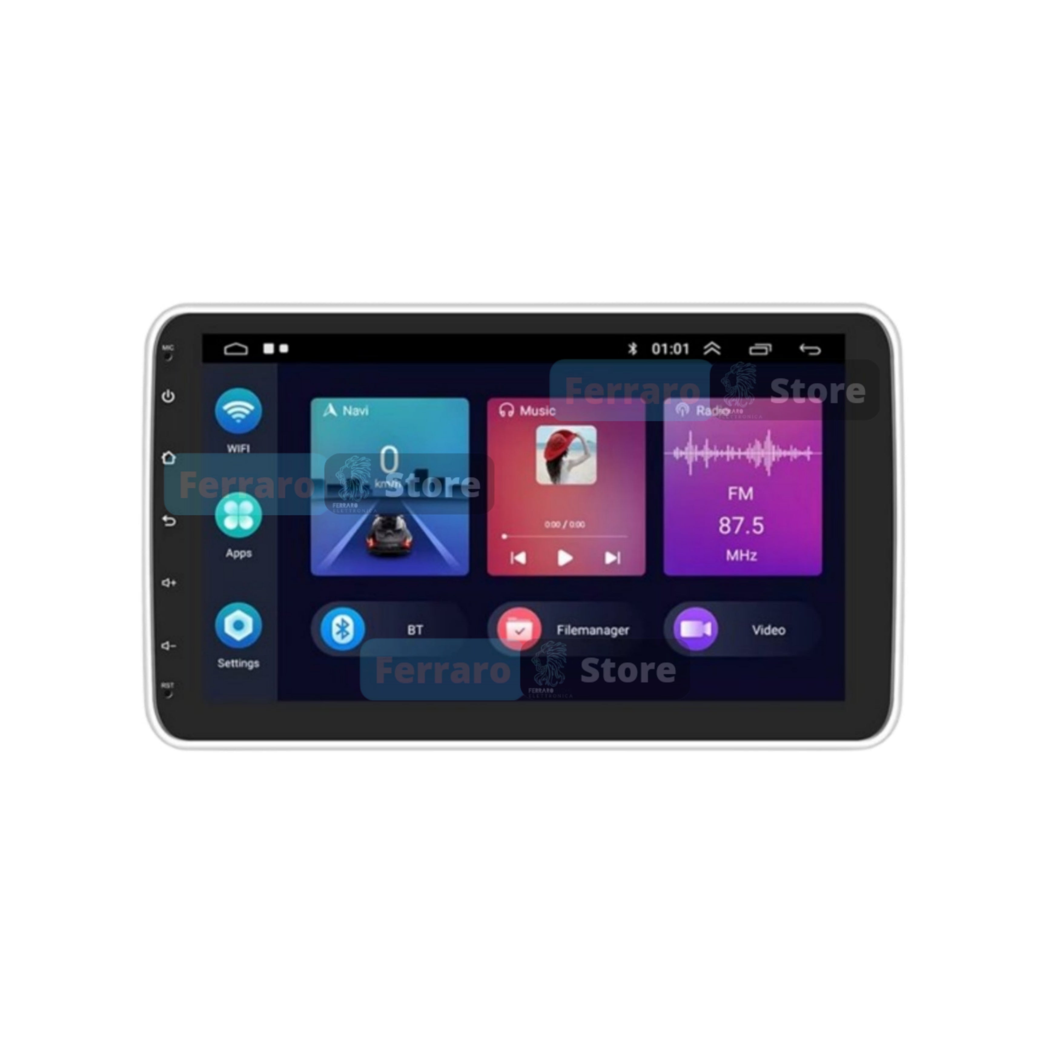 Autoradio per Citroen C1 10" | Toyota Aygo | Peugeot 107 | 2005-2014 | Android | Bluetooth | CarPlay | Android Auto | 2GB/6GB/8GB Ram