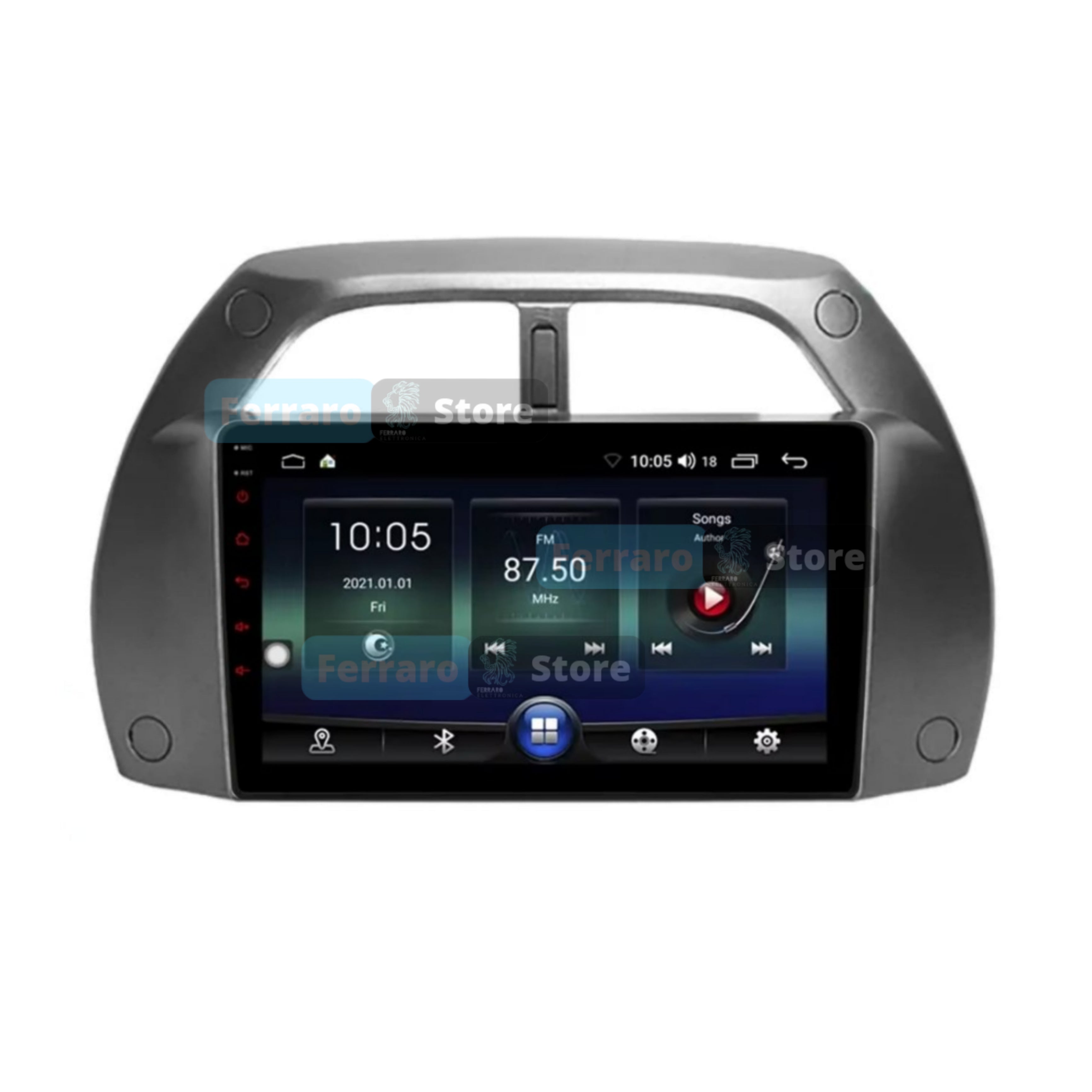 Autoradio per Toyota RAV4 9" | 2001-2006 | Android | Bluetooth | CarPlay | Android Auto | 2GB/4GB/6GB/8GB Ram