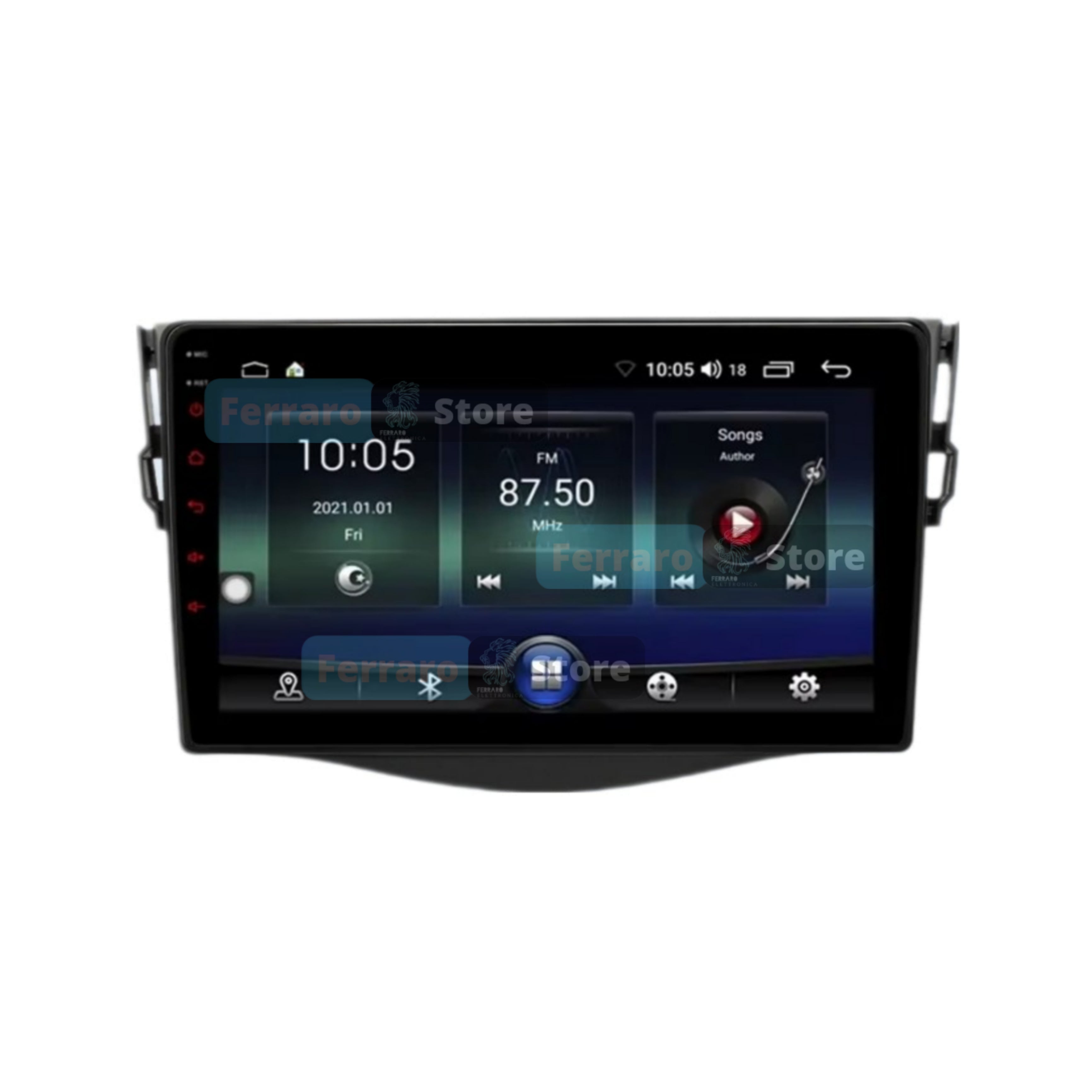 Autoradio per Toyota RAV4 9" | 2007-2011 | Android | Bluetooth | CarPlay | Android Auto | 2GB/4GB/6GB/8GB Ram