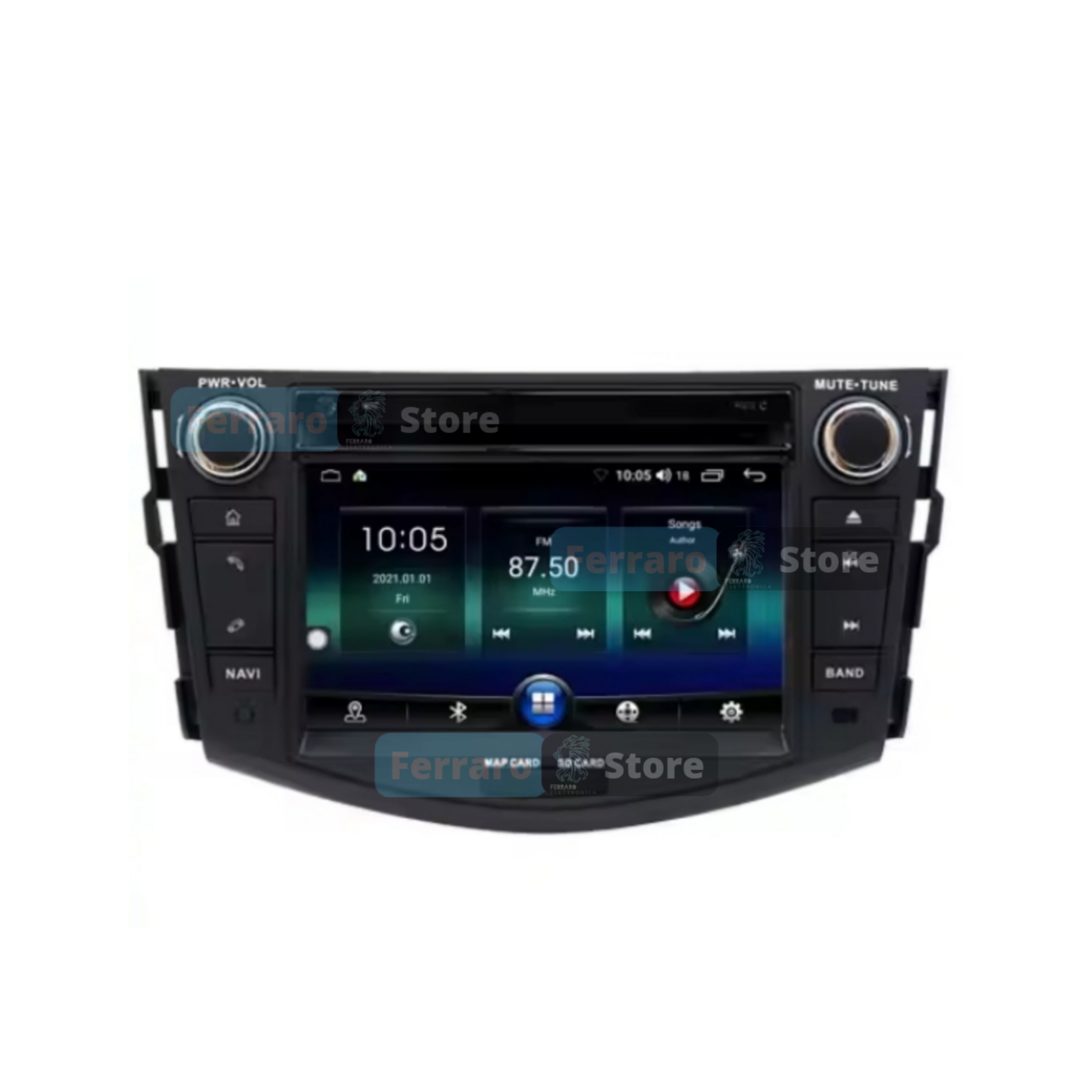 Autoradio per Toyota RAV4 | XA30 | 7" | 2005-2016 | Android | Bluetooth | CarPlay | Android Auto | 4GB/8GB Ram