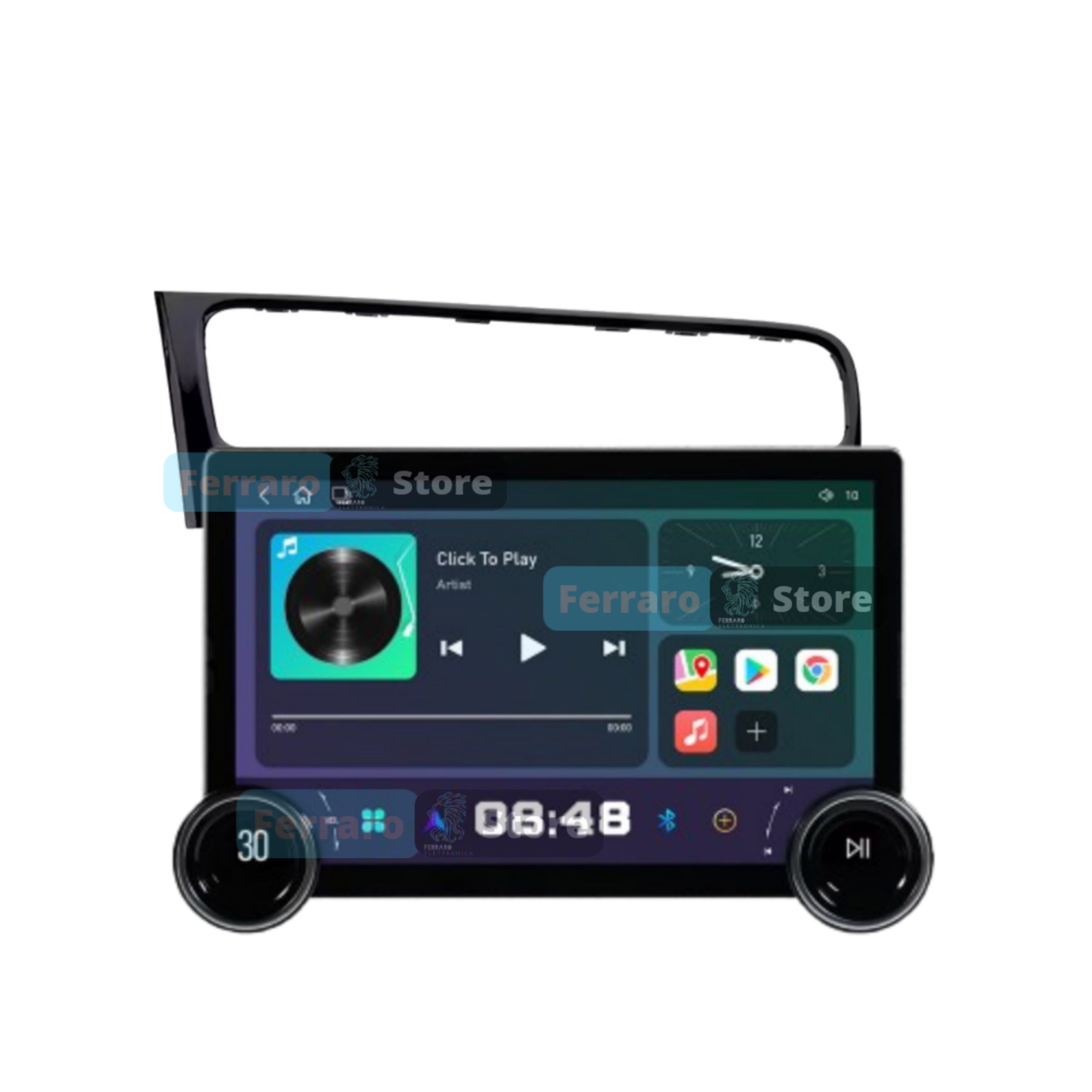 Autoradio per Volkswagen Golf MK7 11.8" 2K | 2013-2017 | Android | Bluetooth | CarPlay | Android Auto | 4/64GB Ram