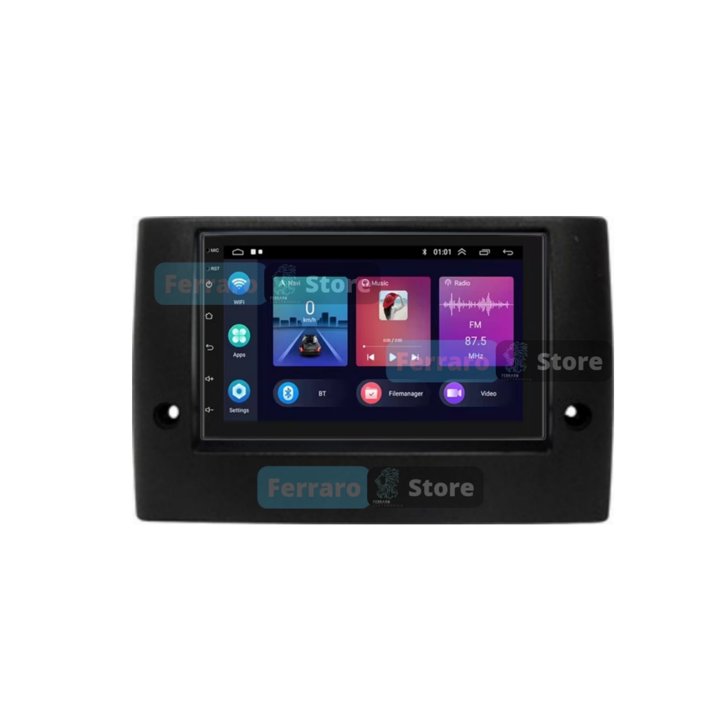 Autoradio per Fiat Stilo 7" | 2001-2010 | Android | Bluetooth | CarPlay | Android Auto | 2GB/4GB/6G Ram