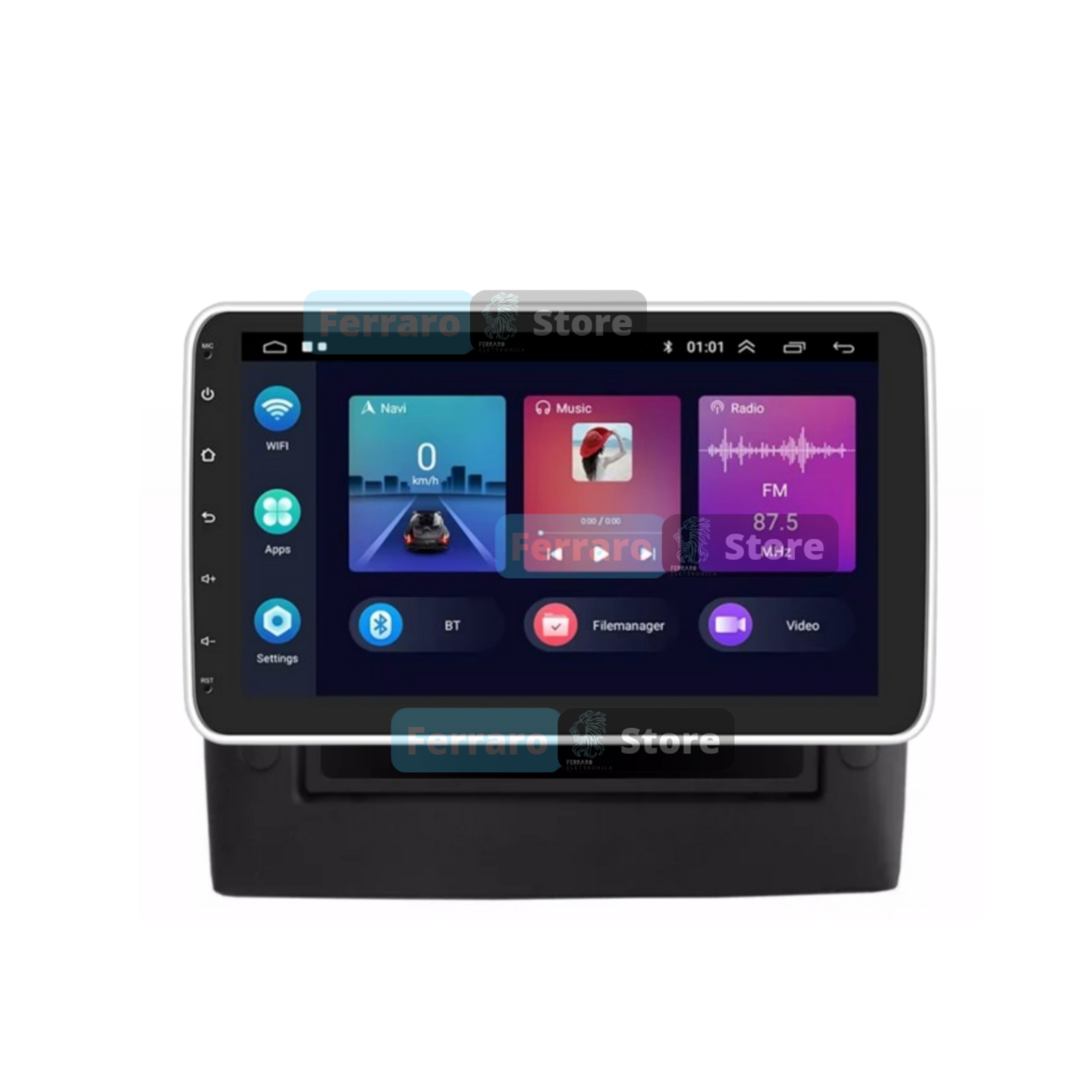 Autoradio per Fiat Stilo 10" | 2001-2010 | Android | Bluetooth | Estraibile | CarPlay | Android Auto | 2GB/6GB/8GB Ram