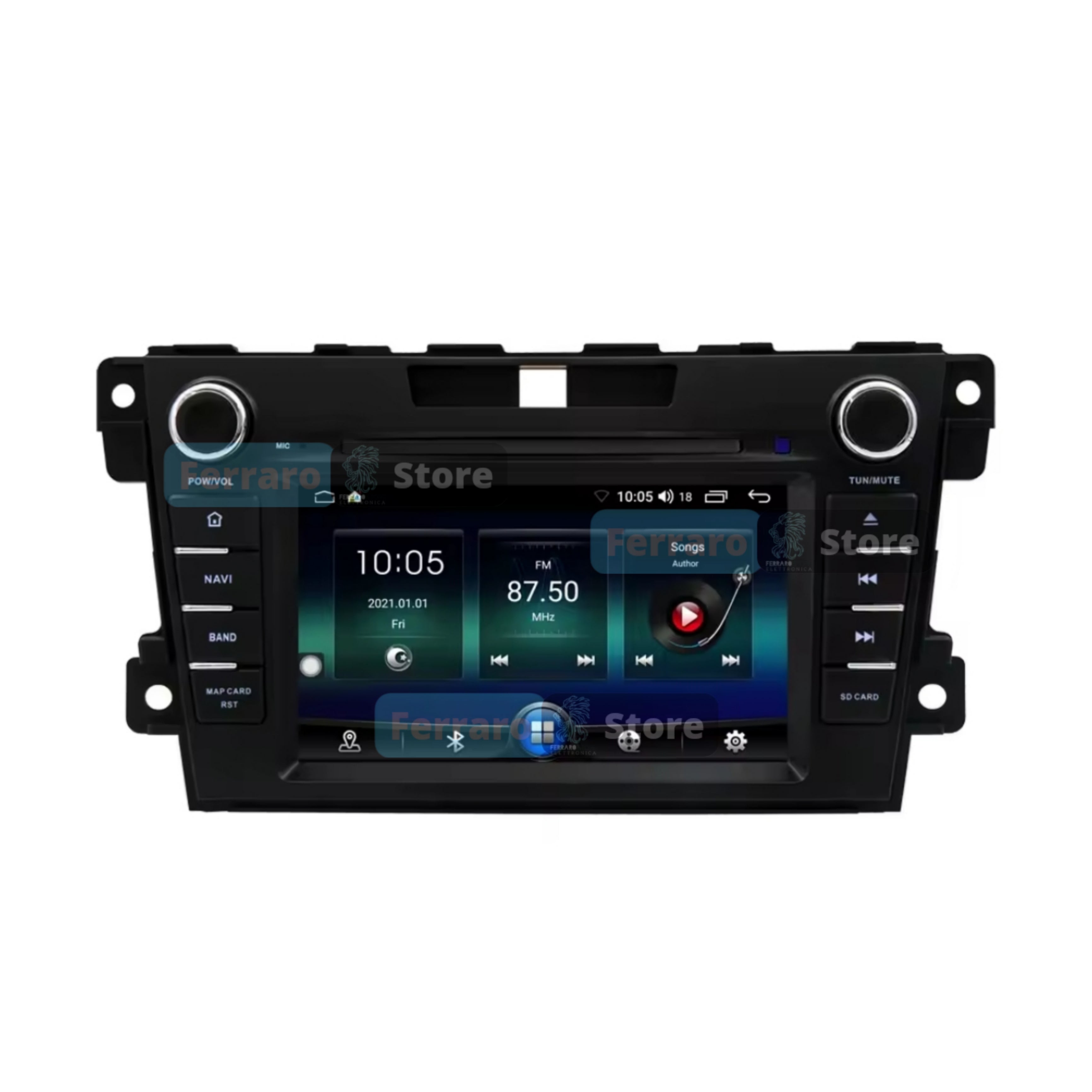 Autoradio per Mazda CX7 | CX-7 | CX 7 7" | 2006-2012 | Android | Bluetooth | CarPlay | Android Auto | 4GB/8GB Ram