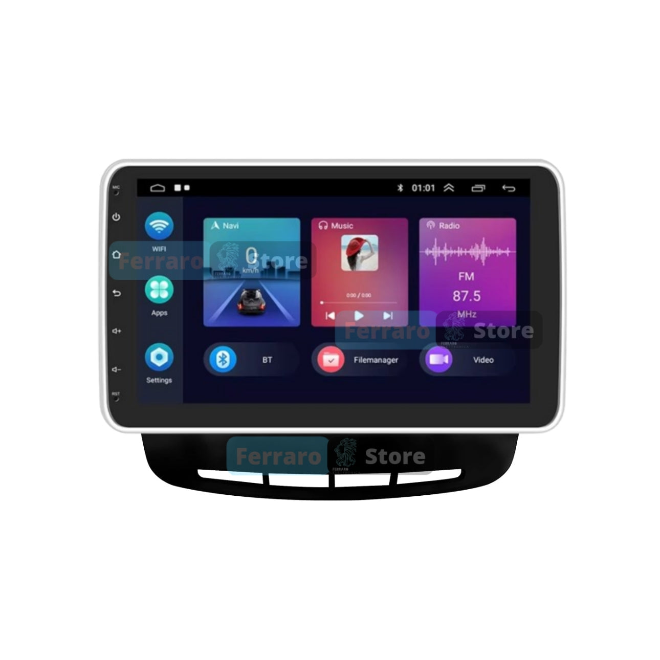 Car Radio for Lancia Delta [2009-2014] - 1Din 10"Inch Android, GPS, Bluetooth, Radio, Navigator, Wifi, PlayStore