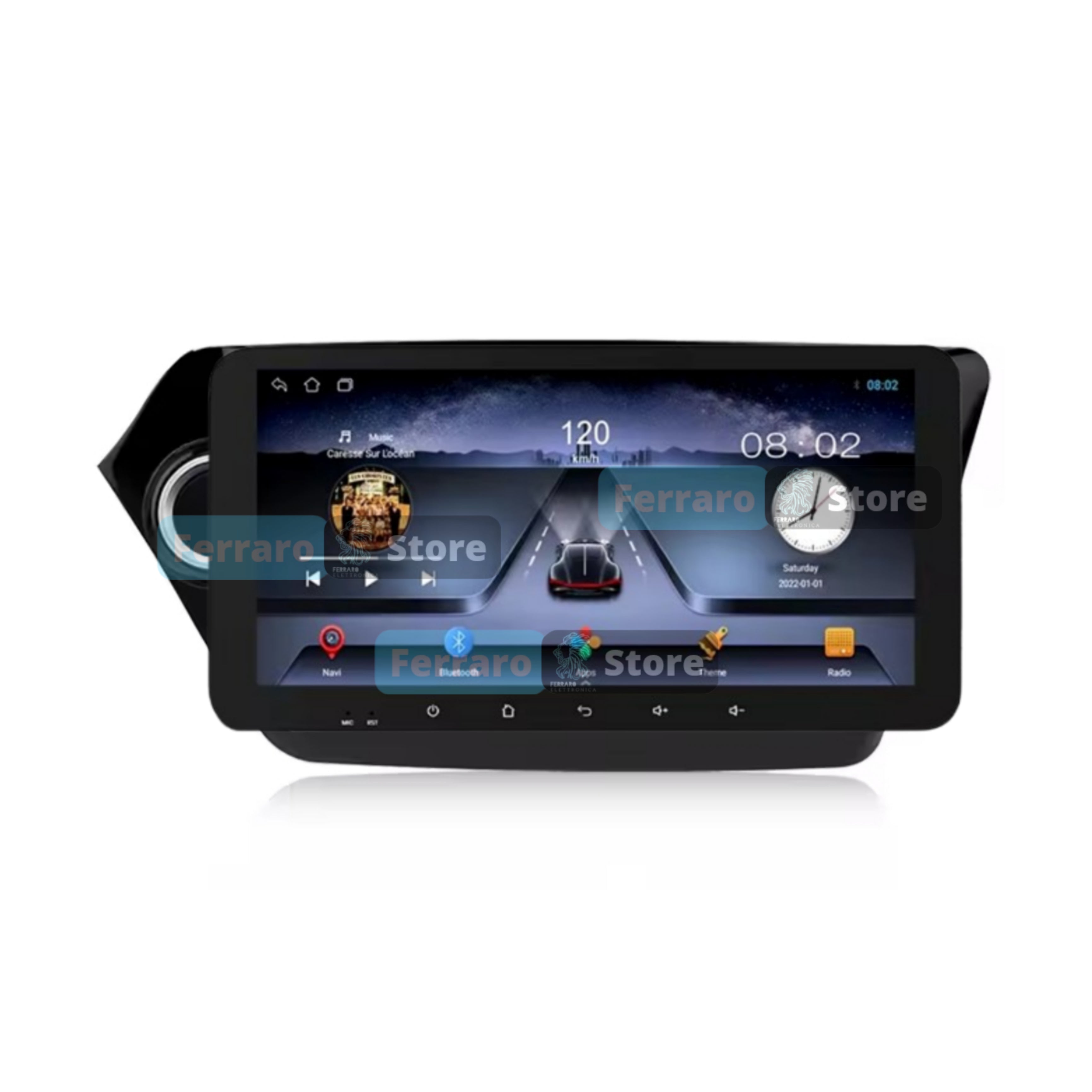 Autoradio per Kia Rio 3 10.35" | 2011-2016 | Android | Bluetooth | CarPlay | Android Auto | 2/32GB Ram