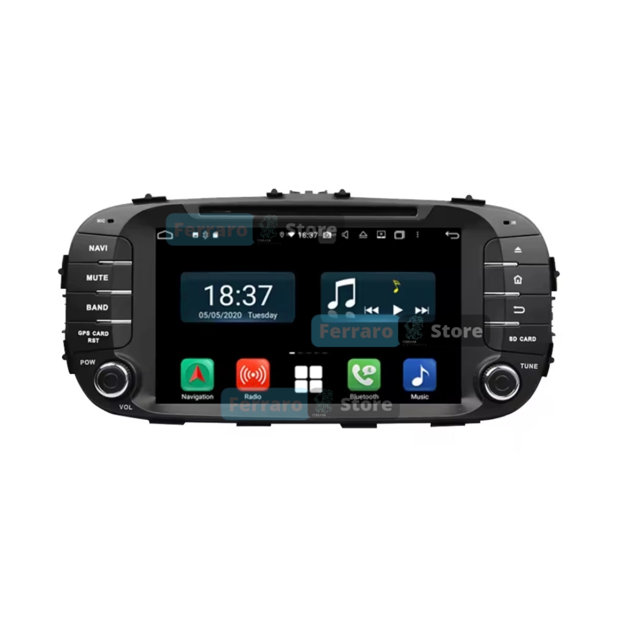 Autoradio per Kia Soul 2 PS 8" | 2013-2019 | Android | Bluetooth | CarPlay | Android Auto | 4GB/8GB Ram