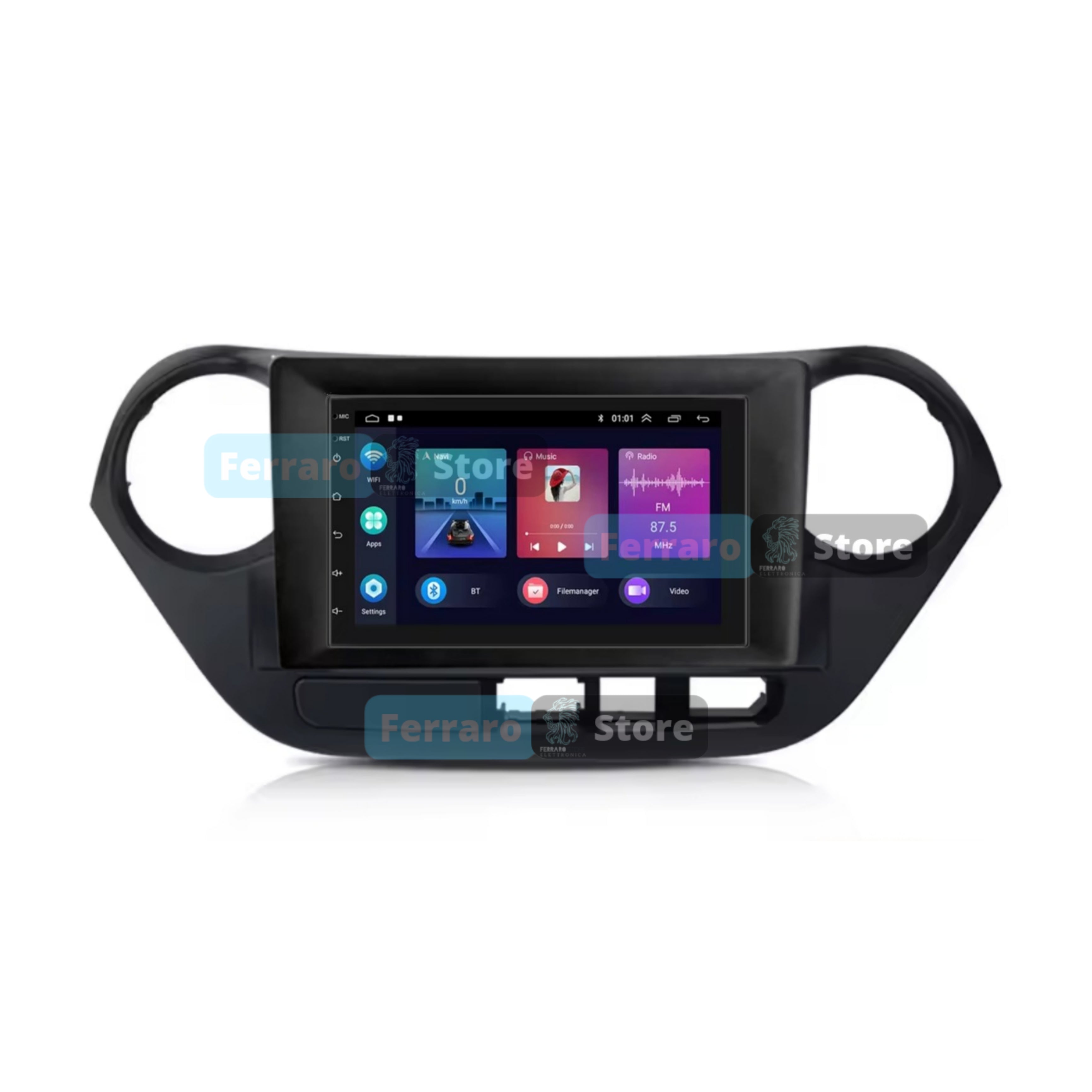 Autoradio per Hyundai Grand i10 7" | 2013-2016 | Android | Bluetooth | CarPlay | Android Auto | 2GB/4GB/6GB/8GB Ram