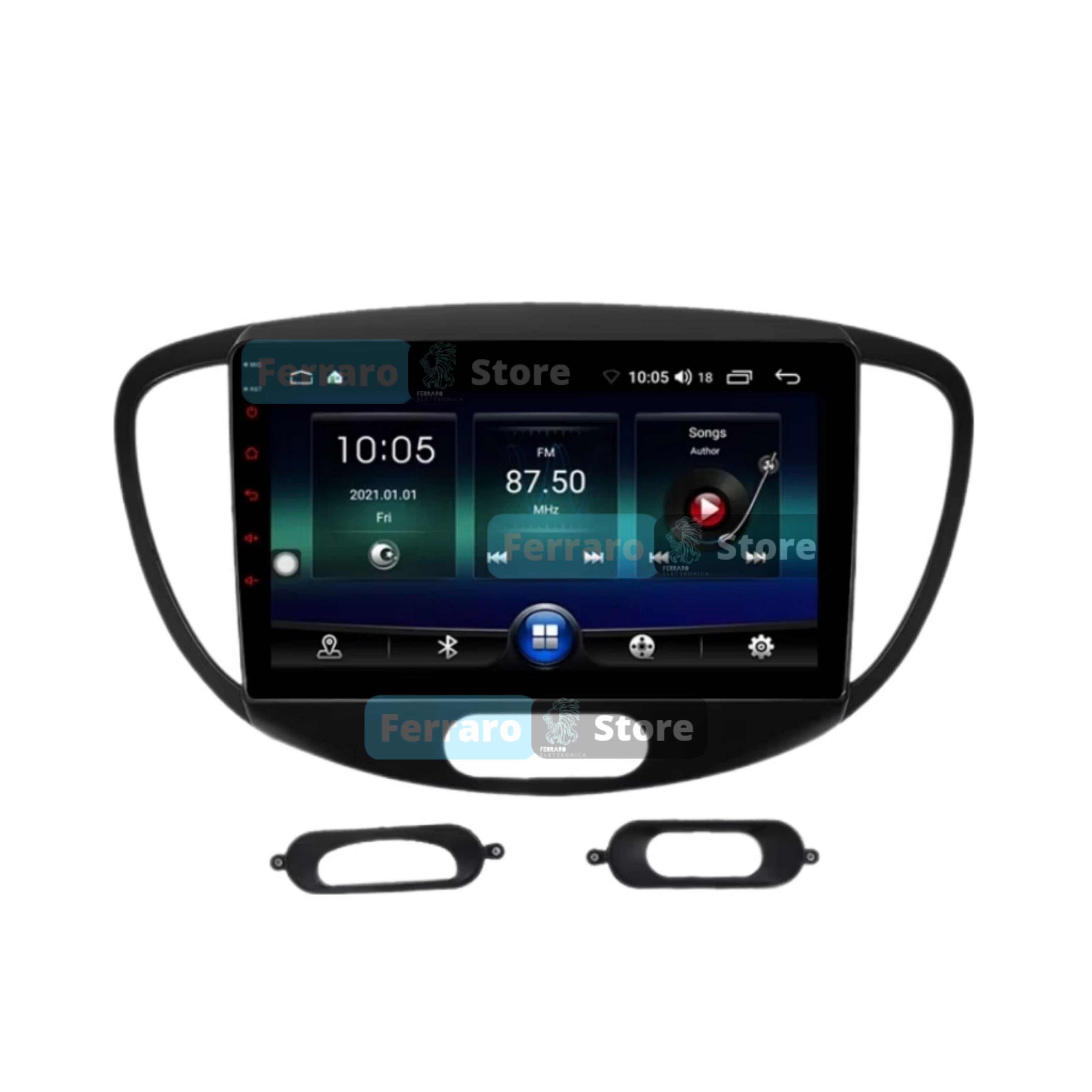 Autoradio per Hyundai Grand i10 9" | 2007-2013 | Android | Bluetooth | CarPlay | Android Auto | 2GB/4GB/6GB/8GB Ram