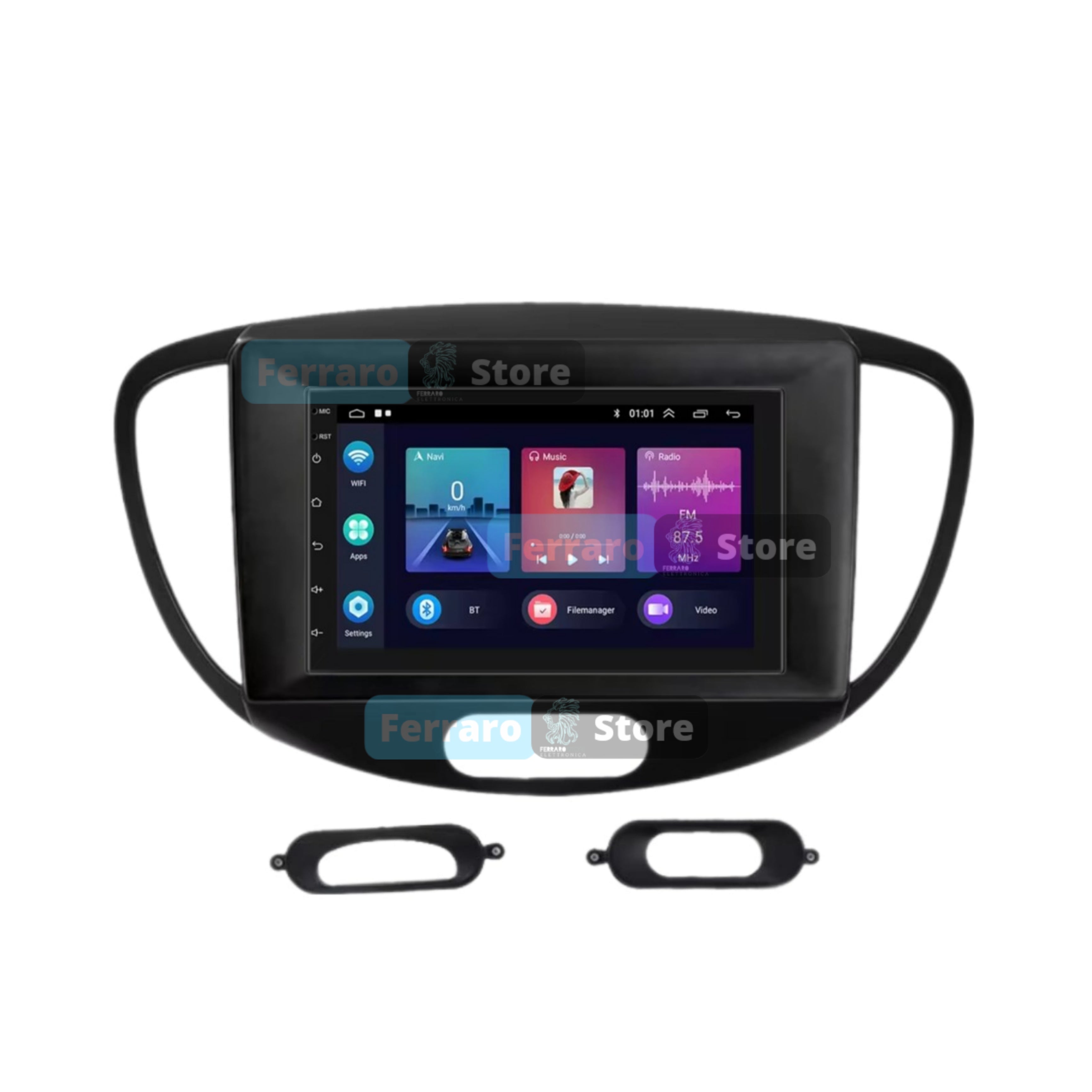 Autoradio per Hyundai Grand i10 7" | 2007-2013 | Android | Bluetooth | CarPlay | Android Auto | 2GB/4GB/6GB/8GB Ram