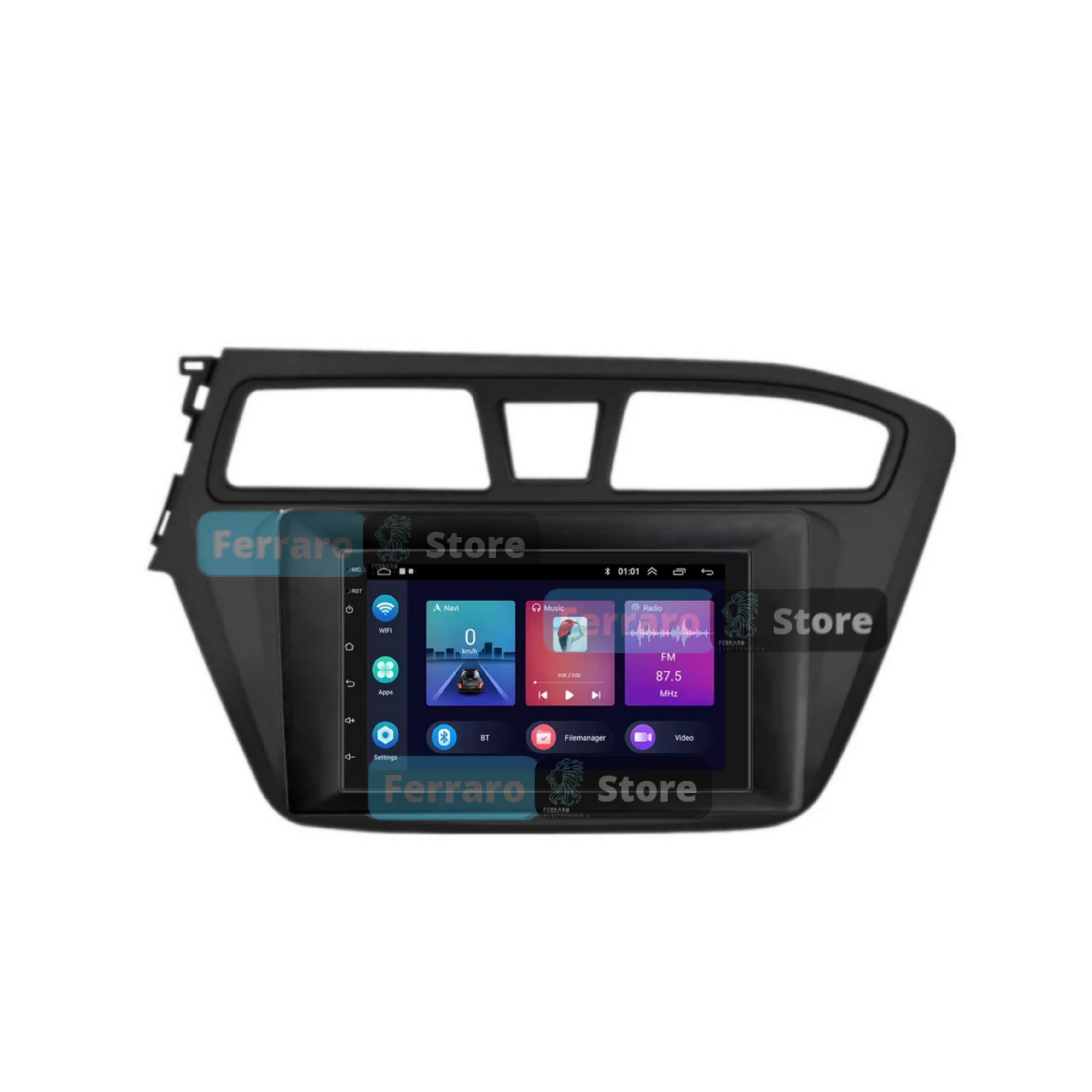 Autoradio per Hyundai i20 7" | 2015-2017 | Android | Bluetooth | CarPlay | Android Auto | 2GB/4GB/6GB/8GB Ram