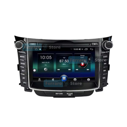 Autoradio per Hyundai i30 7" | 2011-2017 | Android | Bluetooth | CarPlay | Android Auto | 4GB/8GB Ram