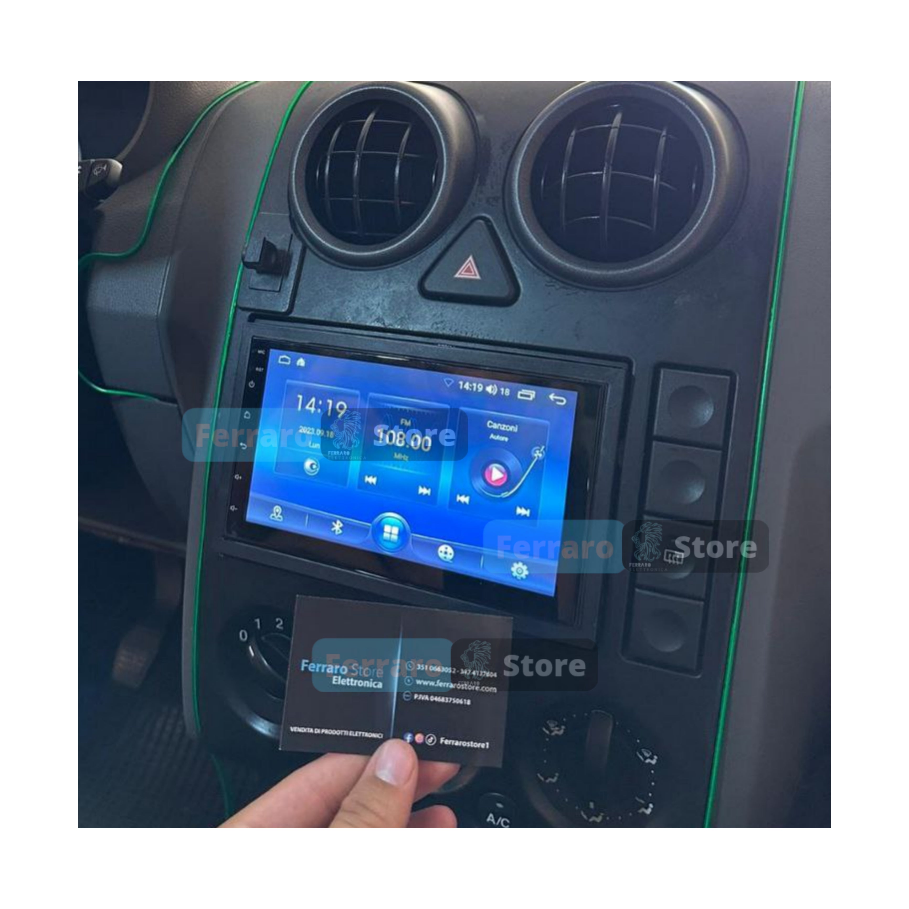 Car Radio for FORD FIESTA/FUSION [2002/2005] - 2GB/4GB/6GB, 2Din 7"Inch Android, GPS, Bluetooth, Radio, Navigator, Wifi, PlayStore