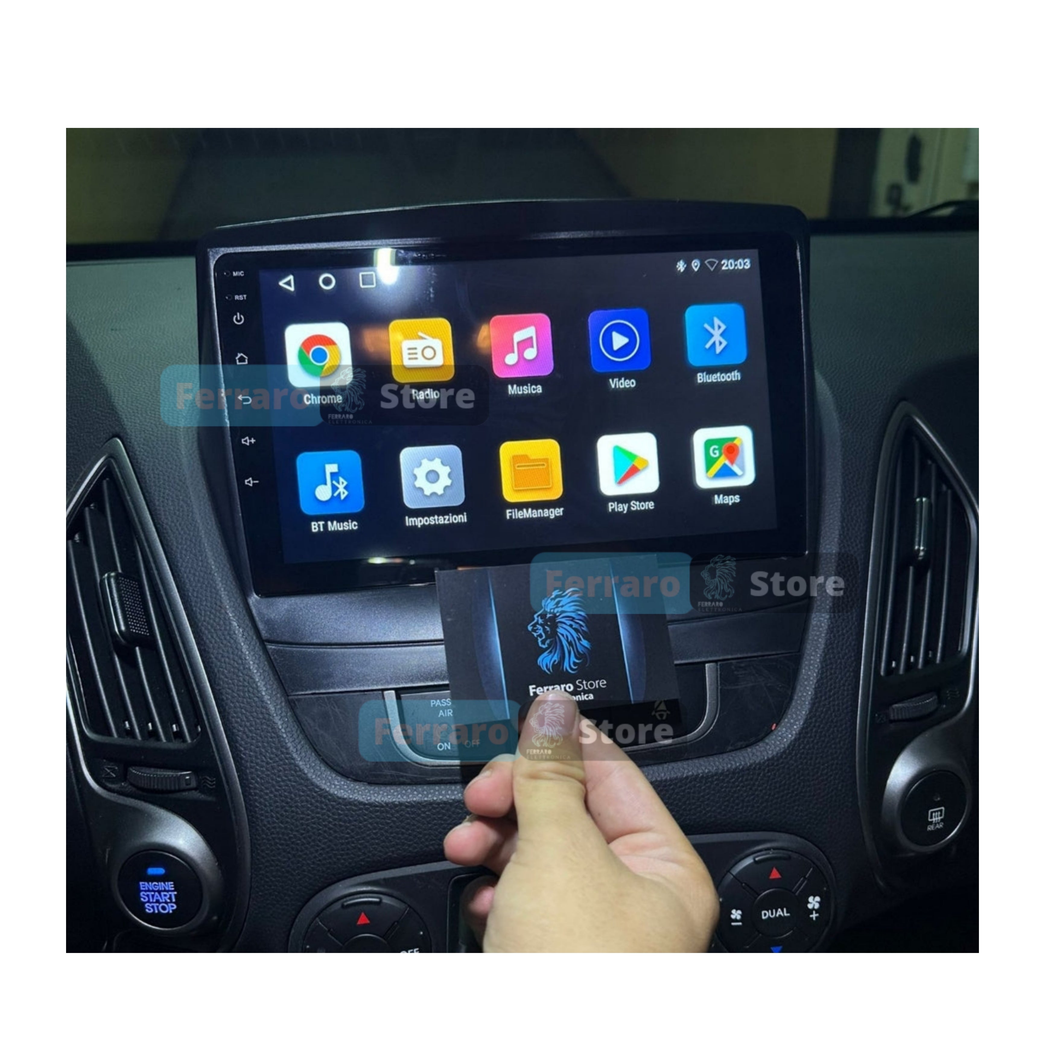 Autoradio per Hyundai Tucson 2 IX35 9" | 2009-2015 | Android | Bluetooth | CarPlay | Android Auto | 2GB/4GB/6GB/8GB Ram