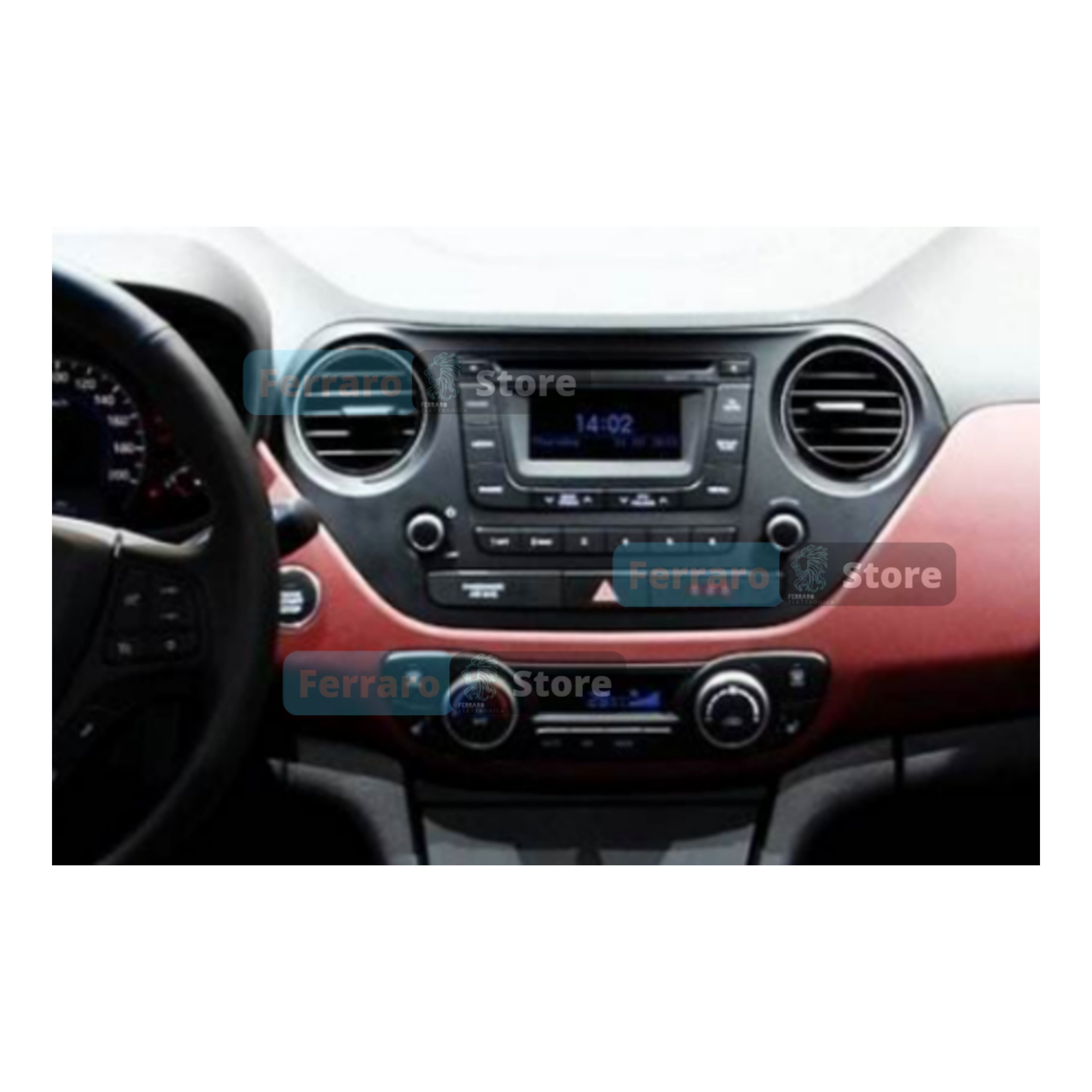 Kit Montaggio Autoradio 9"Pollici Hyundai Grand i10 | 2013-2016 | Mascherina | Cablaggio | per Autoradio Android