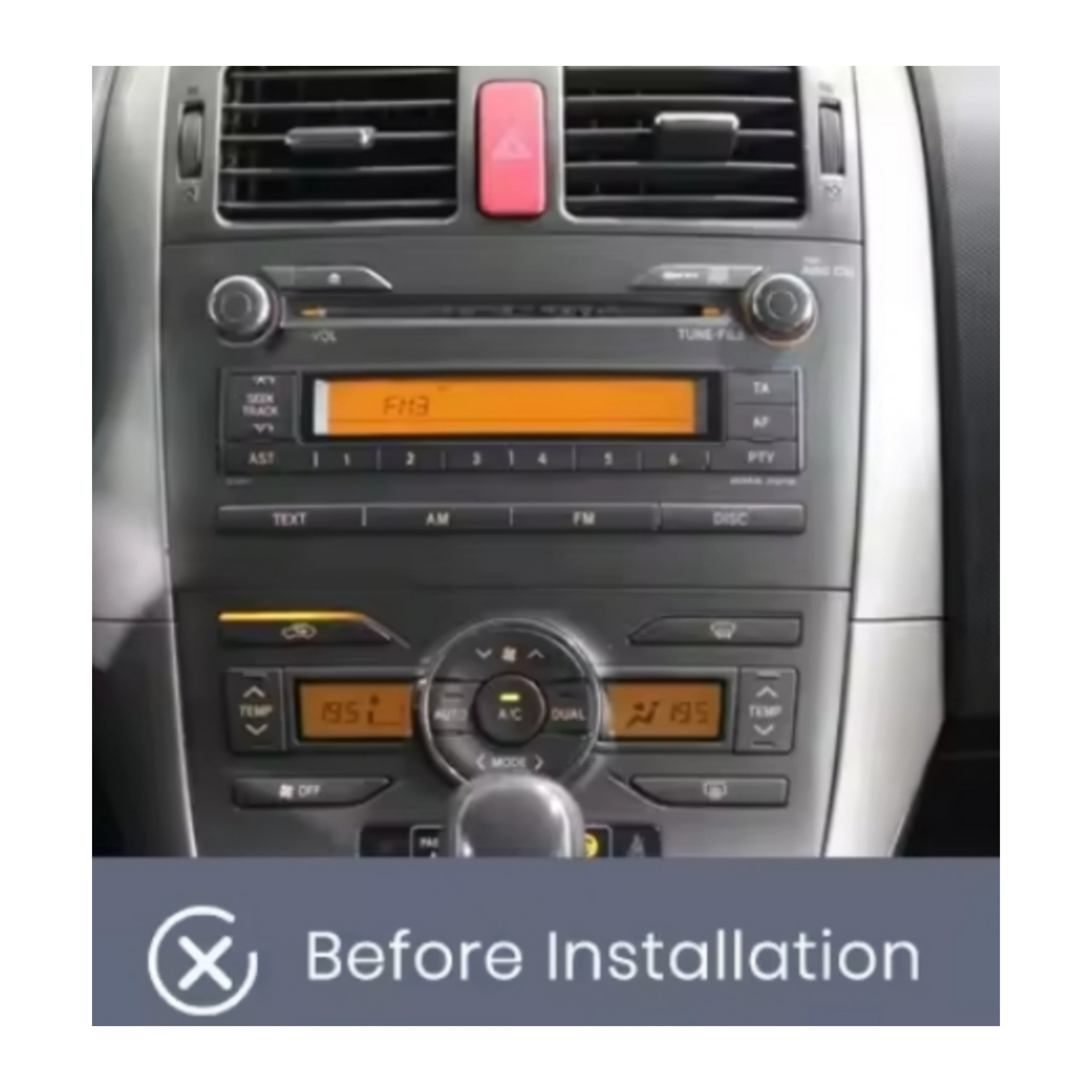 Autoradio per Toyota Auris E150 9" | 2006-2012 | Android | Bluetooth | CarPlay | Android Auto | 2GB/4GB/6GB/8GB Ram