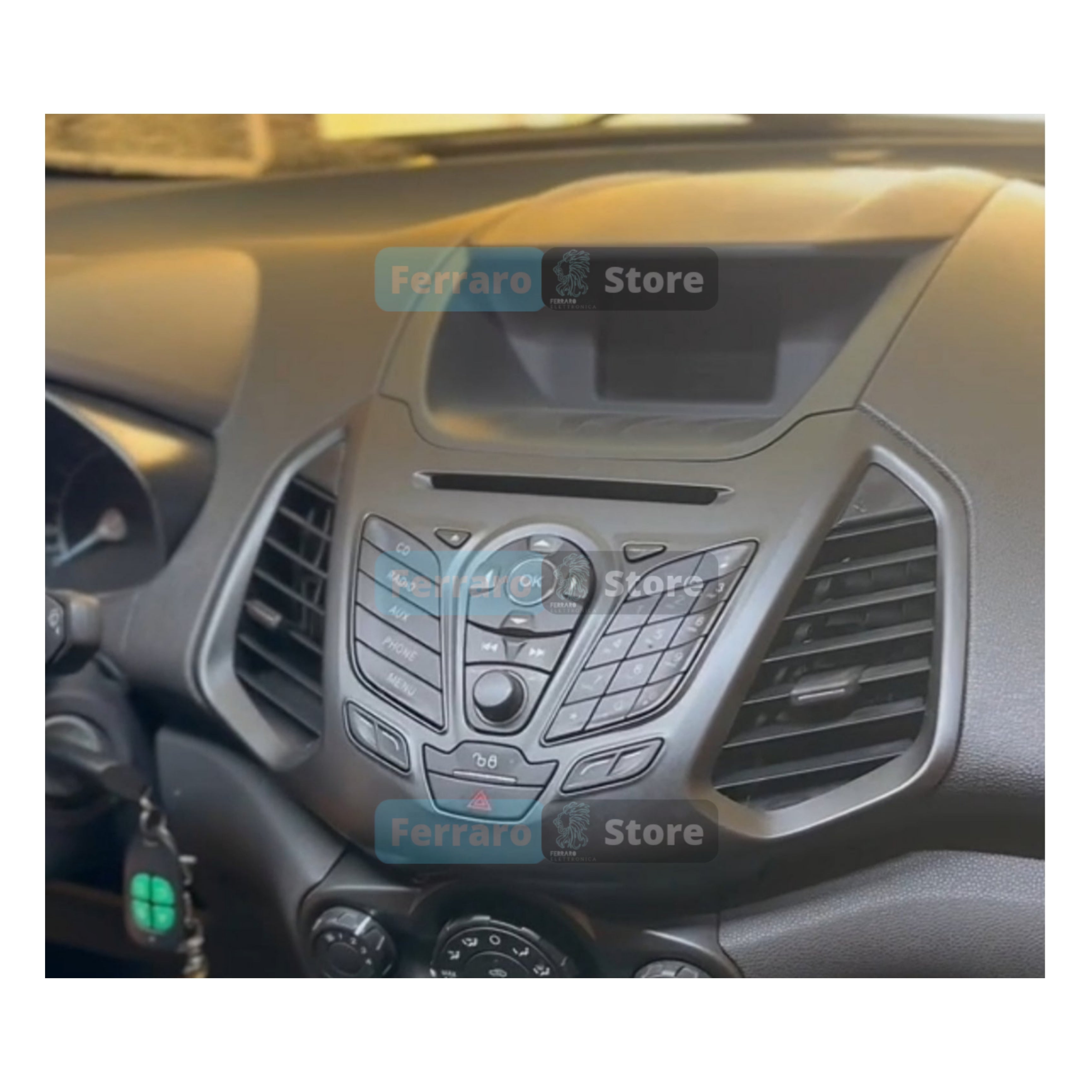 Autoradio per Ford Fiesta MK7 9.7" | 2009-2017 | Android | Bluetooth | CarPlay | Android Auto | Modello Tesla | 4GB/8GB Ram