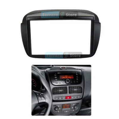 Mascherina Autoradio per Fiat Doblo 263 | 2010-2015 | Opel Combo Tour | Dal 2011> | 2Din 7"Pollici