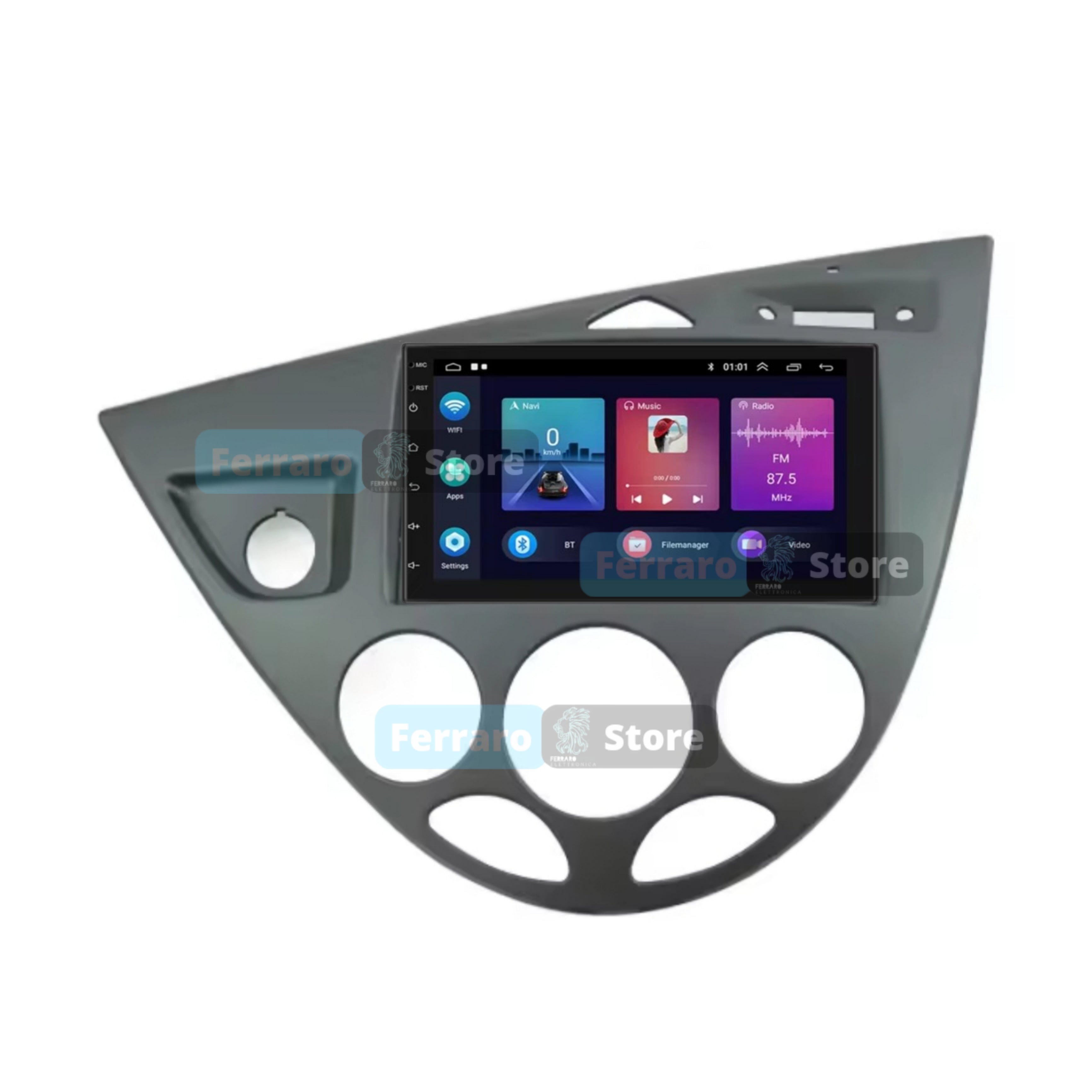 Autoradio per Ford Fiesta | Focus MK1 7" | 1995-2004 | Android | Bluetooth | CarPlay | Android Auto | 2GB/4GB/6GB Ram