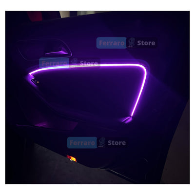 Ambient Light per per Mercedes GLA x156, Universale, Luci Ambiente con Comando da App, RGB Led, Led Dinamico