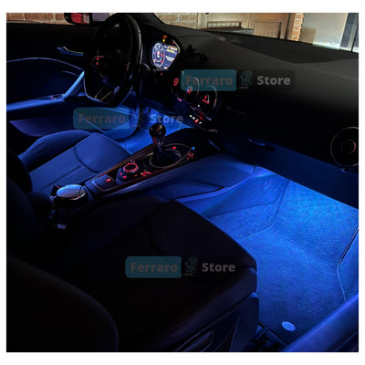 Ambient Light dedicato per Audi TT, Universale, Luci Ambiente con Comando da App, RGB Led, Led Dinamico