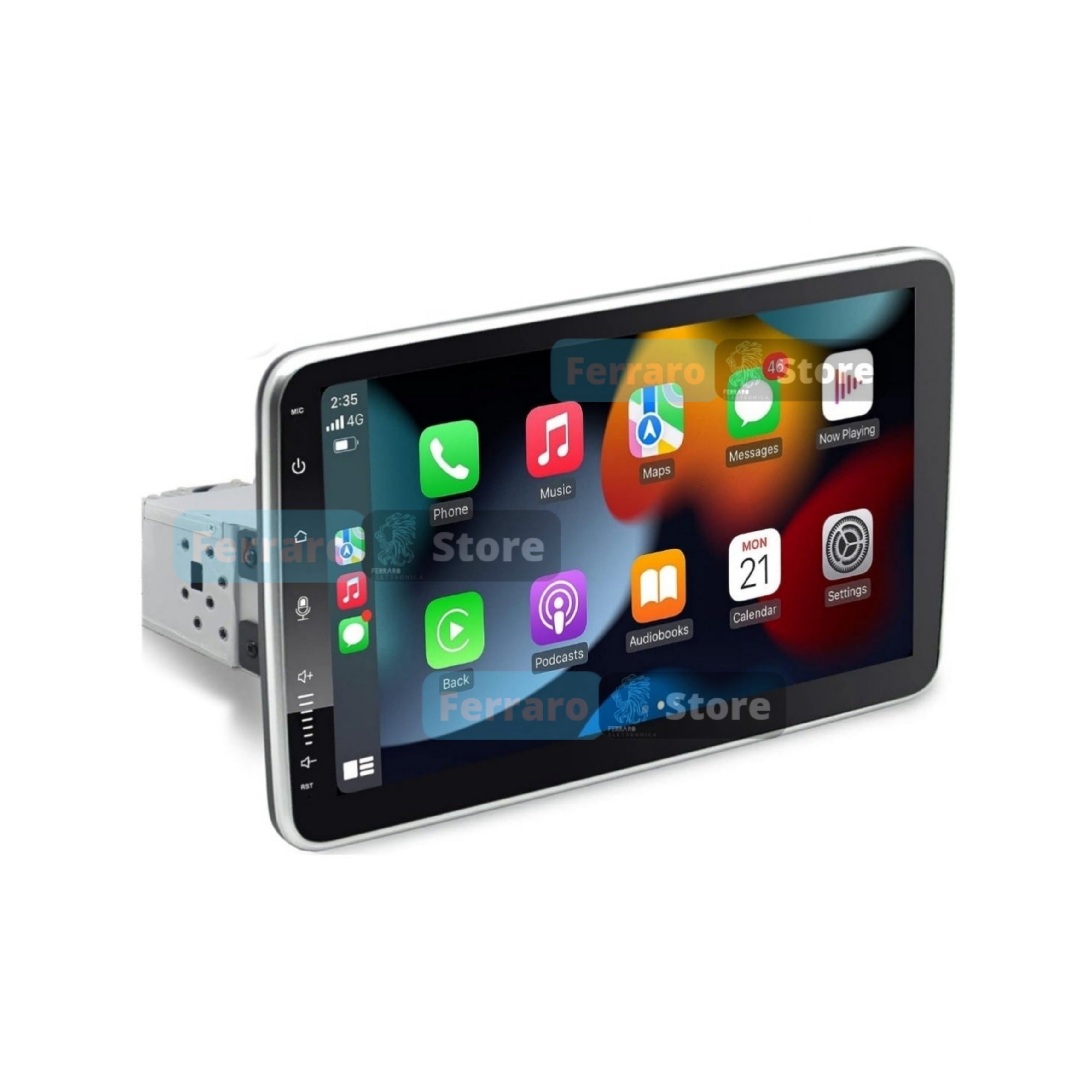 Autoradio Universale Estraibile | 1Din 10"Pollici | Android | Bluetooth | CarPlay | Android Auto | 2GB/6GB/8GB Ram